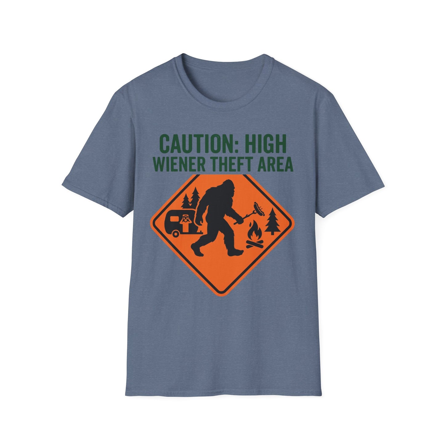 Wiener Theft Caution T-Shirt