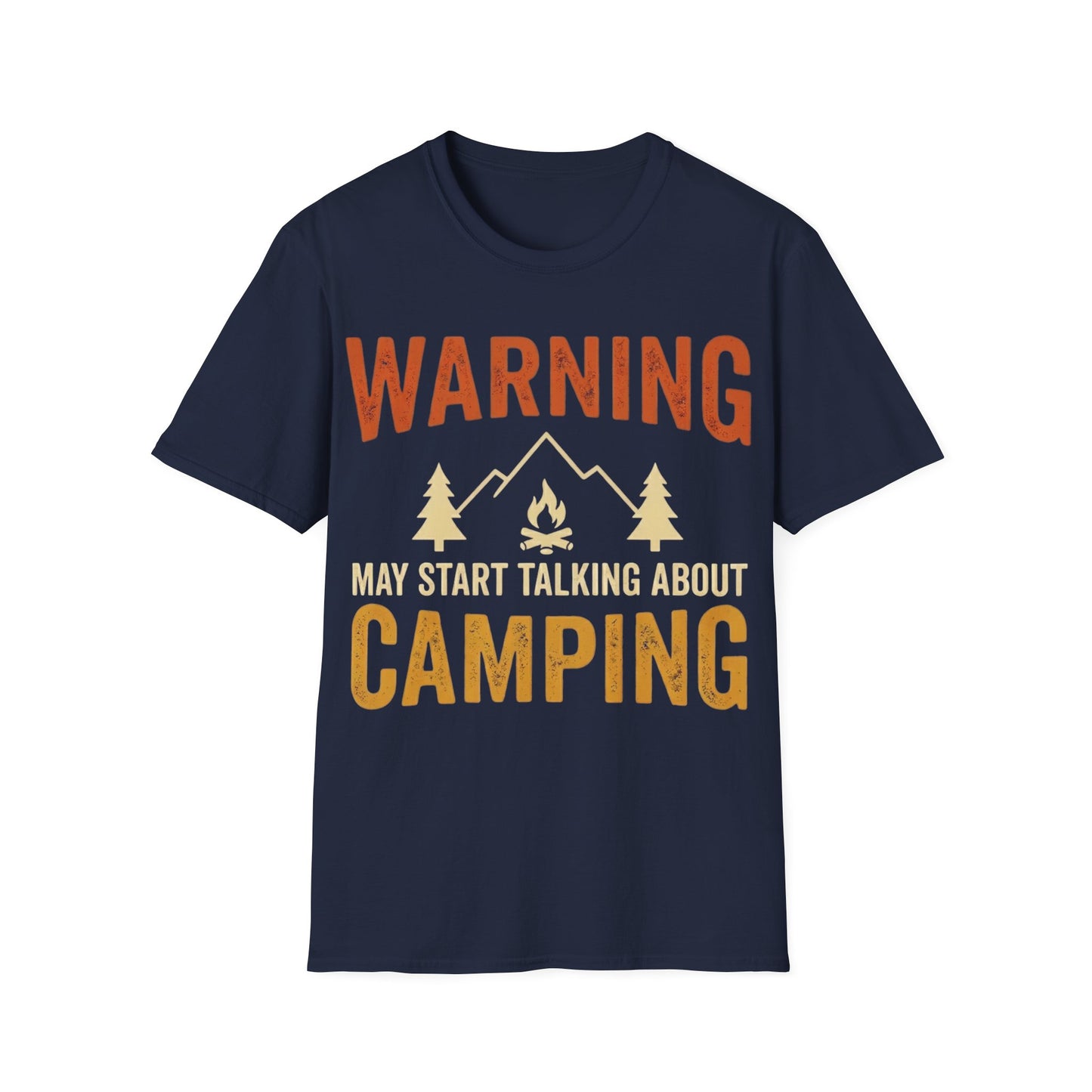 Camping Warning T-Shirt