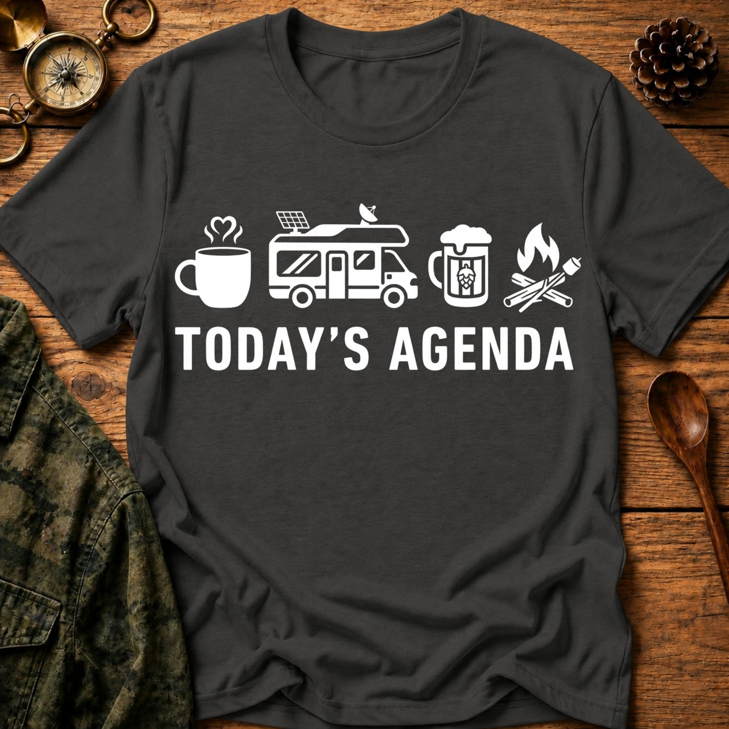 Camping Agenda T-Shirt