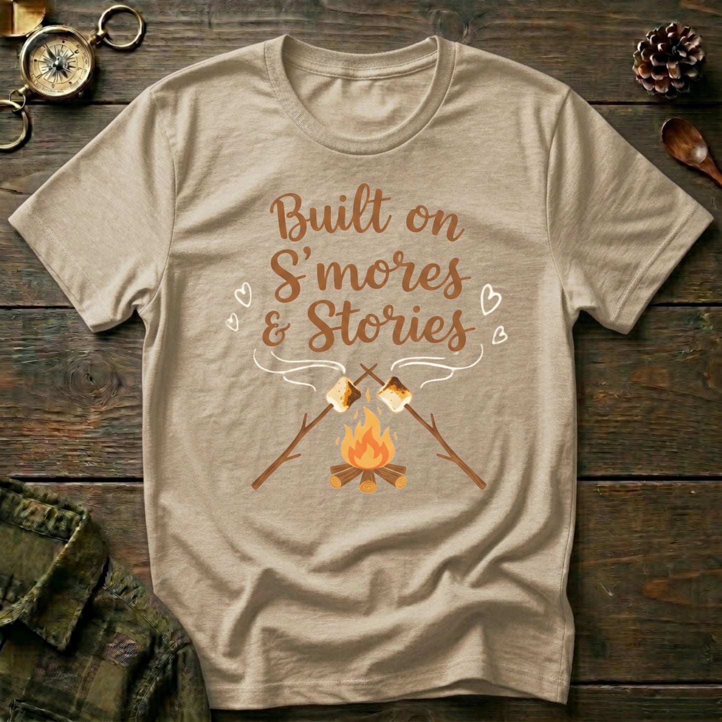 Built on S'mores & Stories T-Shirt