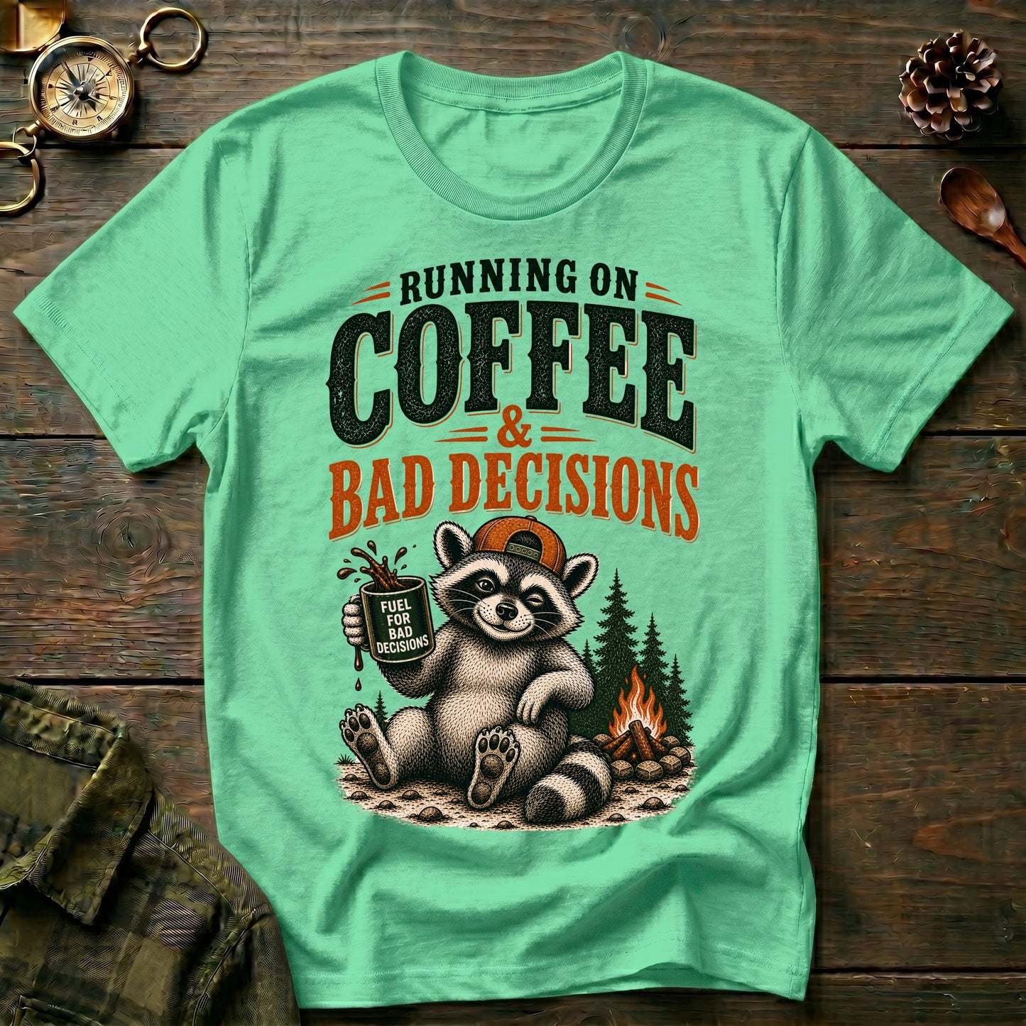 Running on Coffee & Bad Decisions T-Shirt