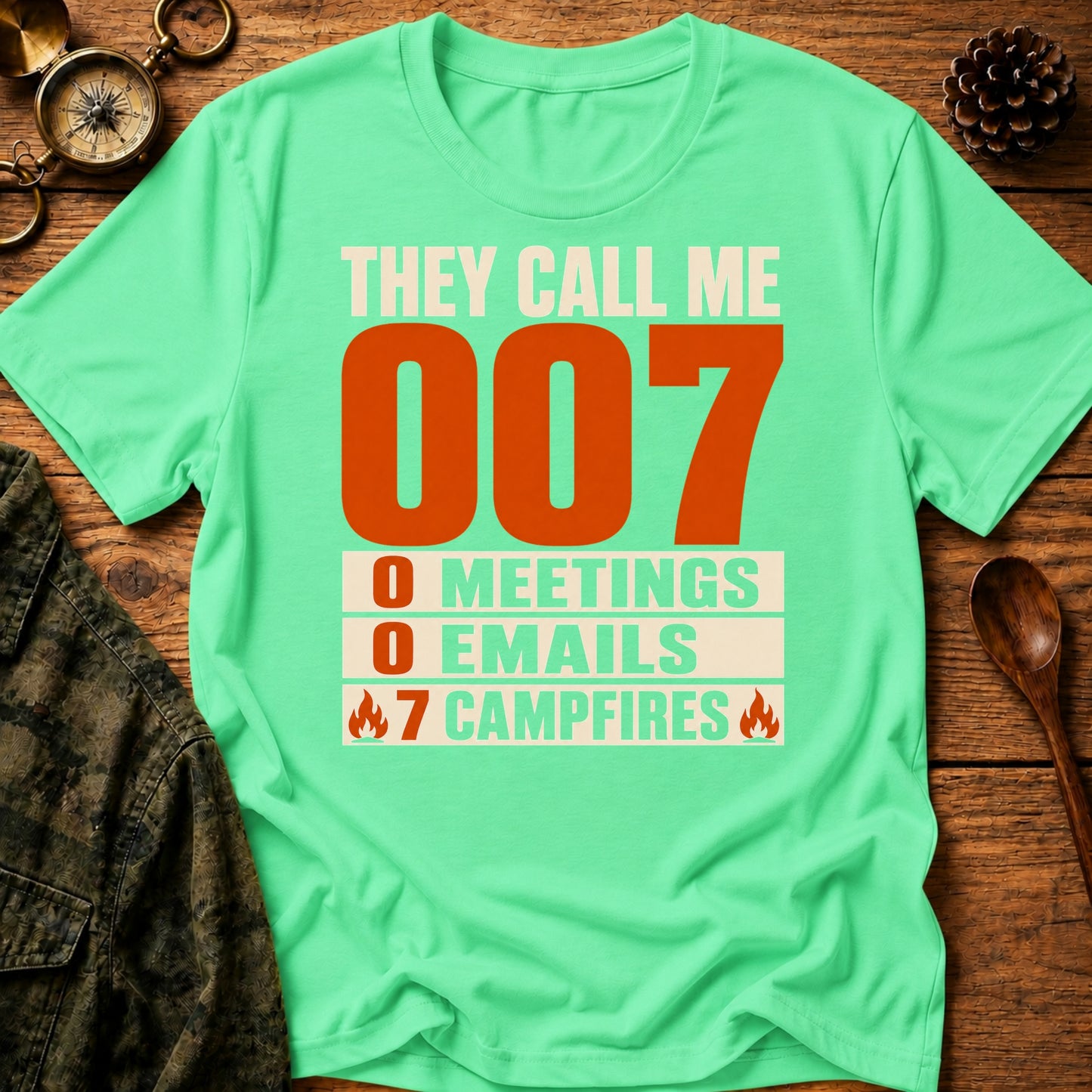 Agent 007 Camper T-Shirt
