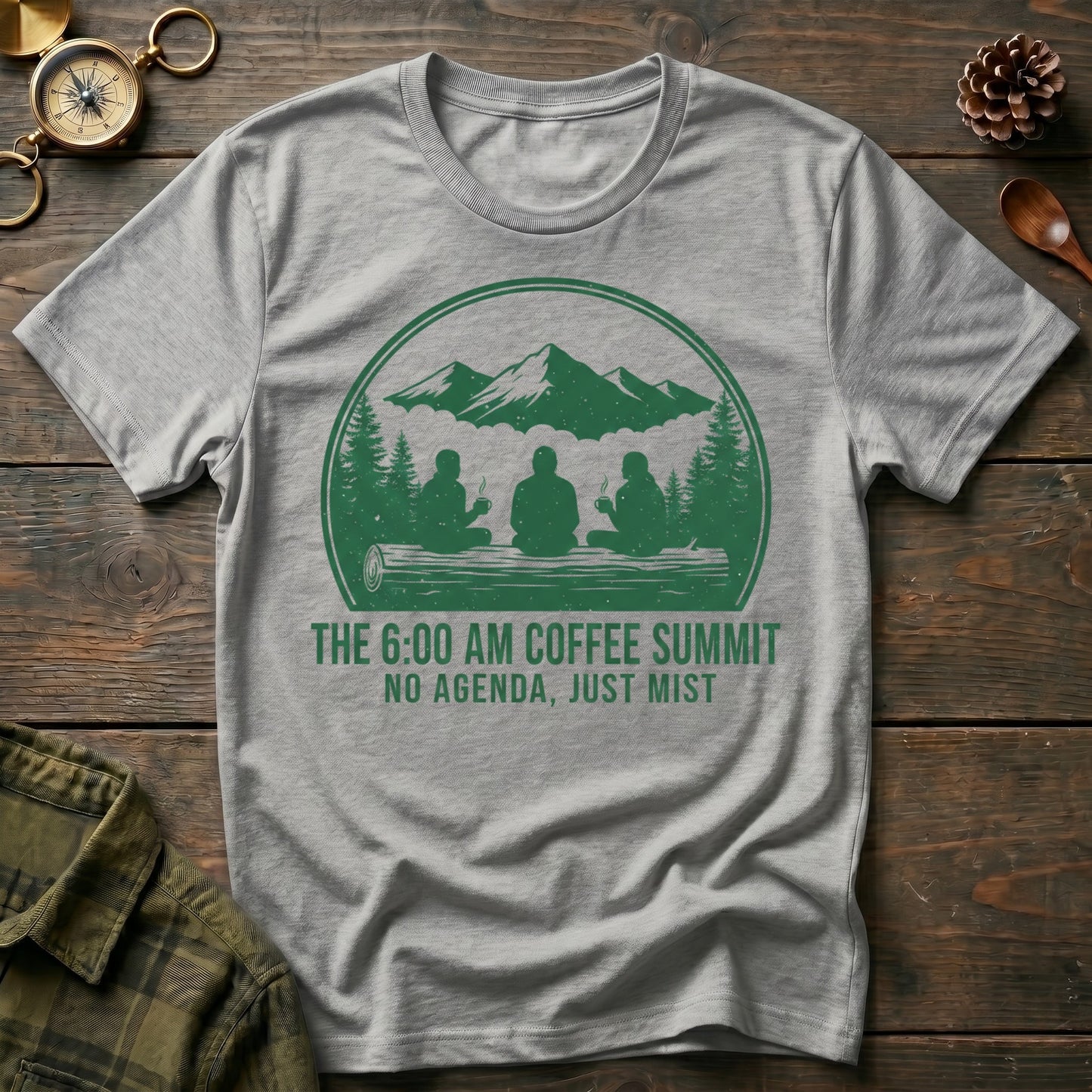 “The 6:00 AM Coffee Summit” T-Shirt