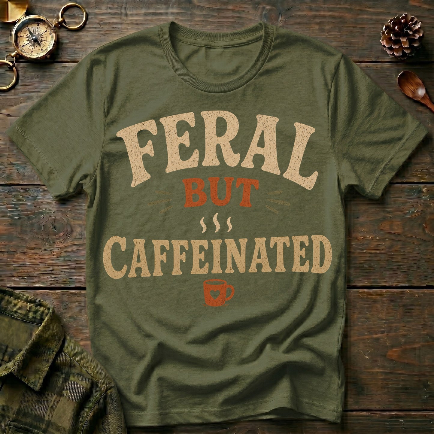 Feral But Caffeinated T-Shirt