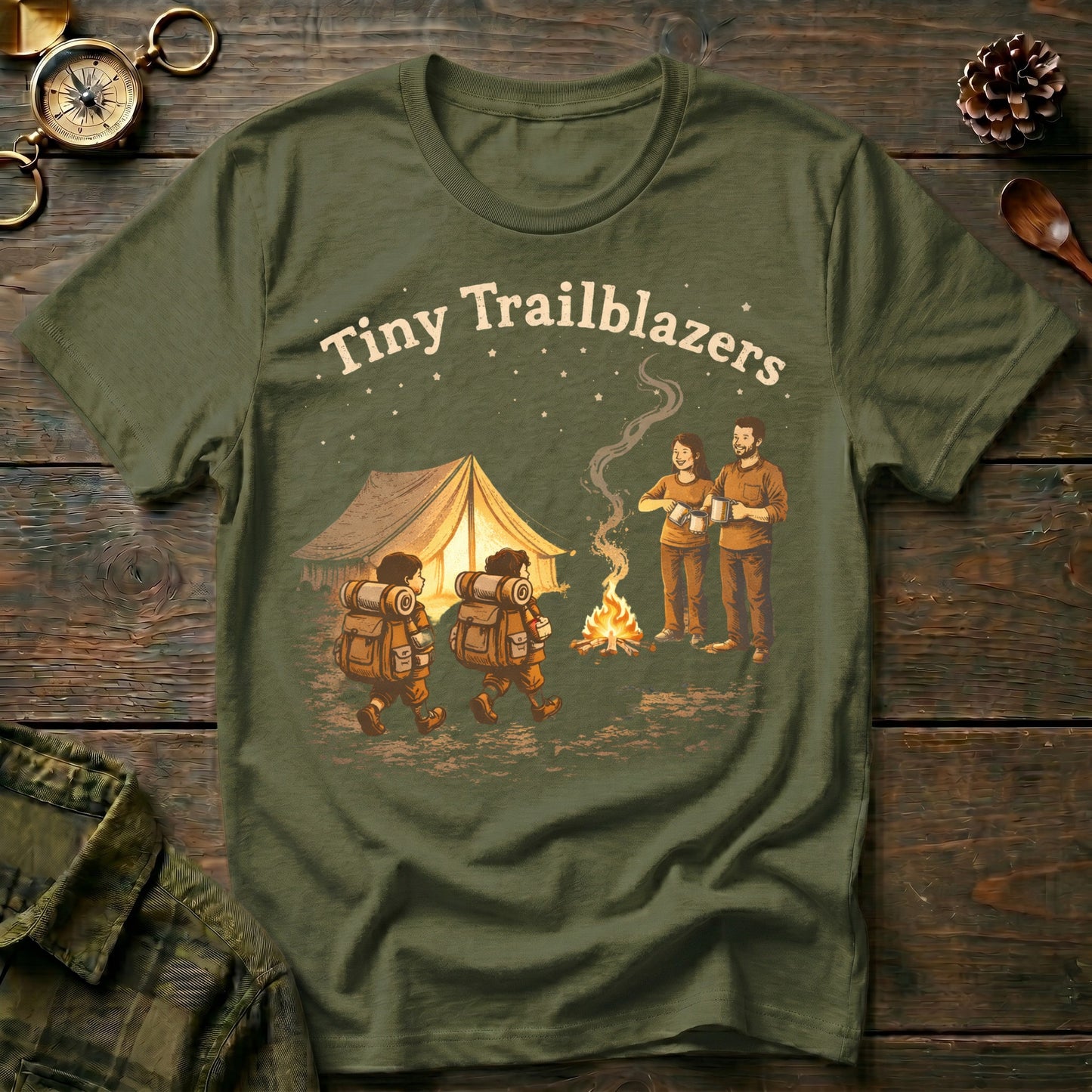 Tiny Trailblazers Camping T-Shirt