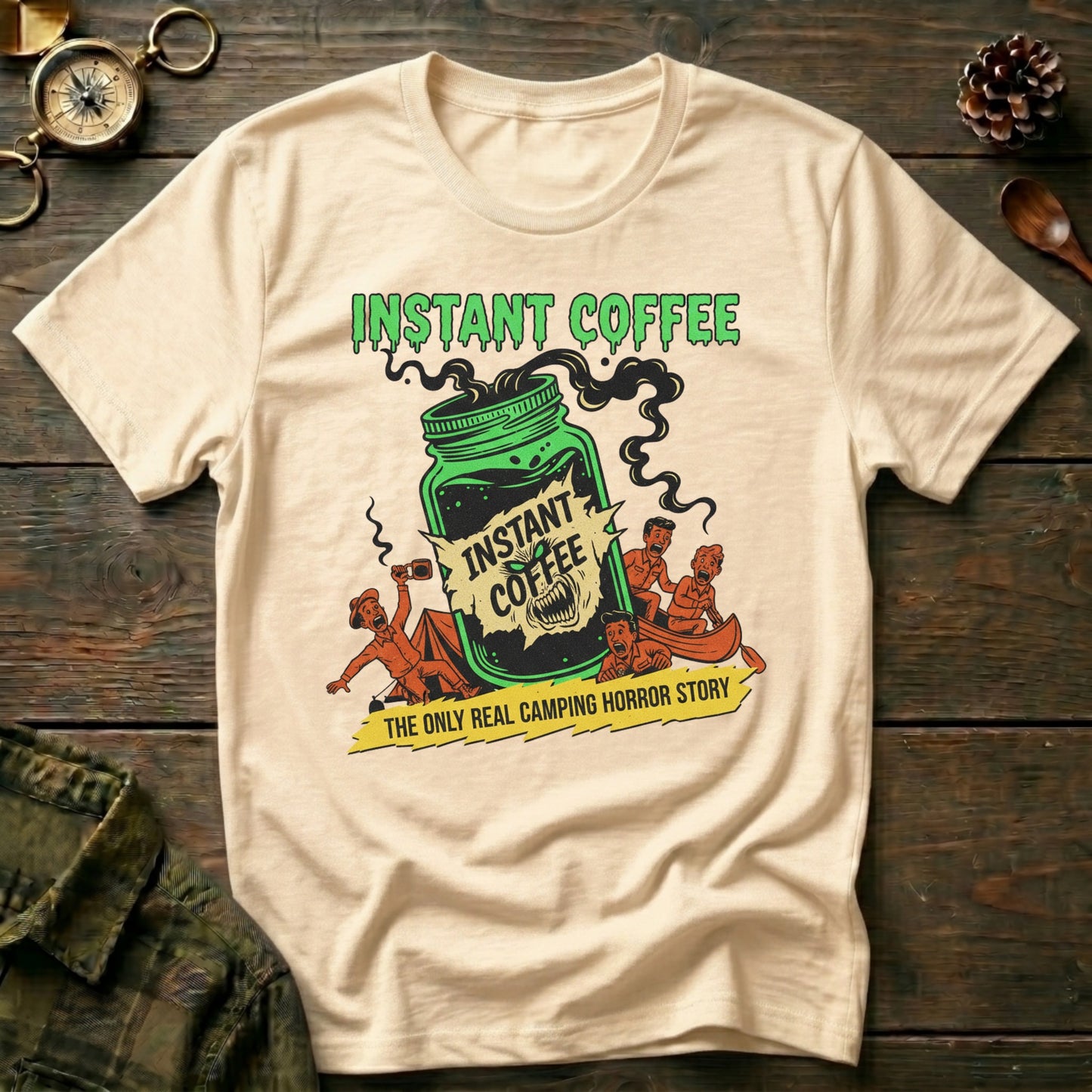 Instant Coffee Horror T-Shirt