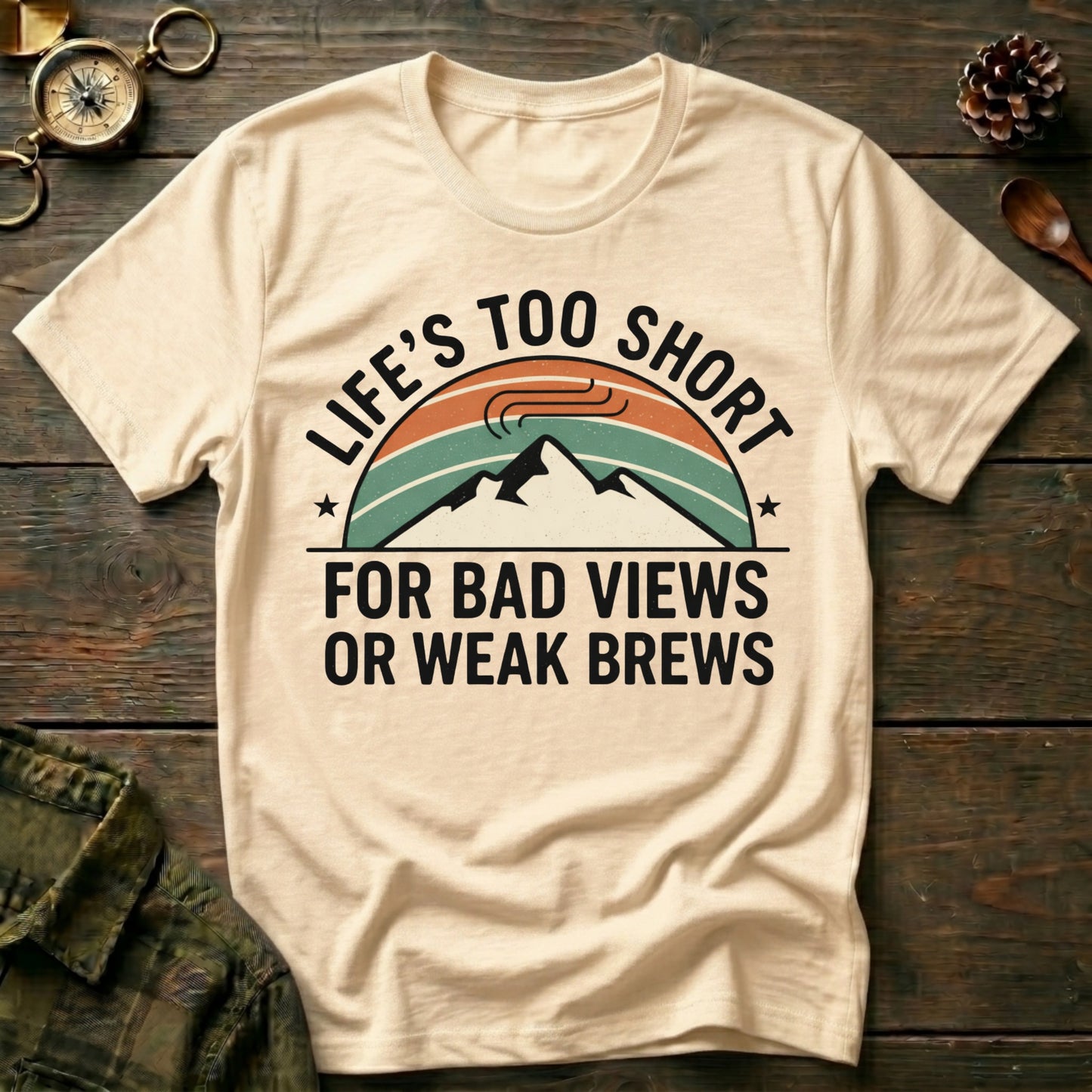 Earned Views & Strong Brews T-Shirt