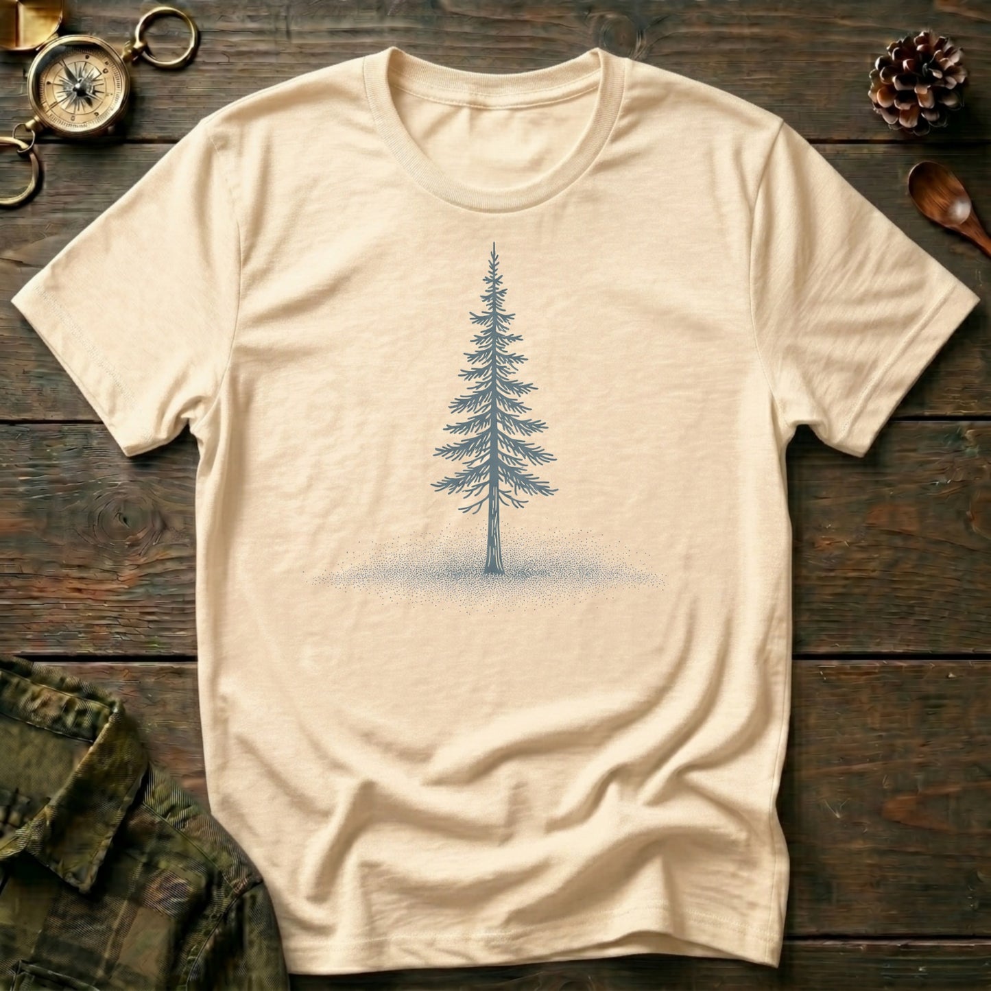 Minimal Pine Tree T-Shirt