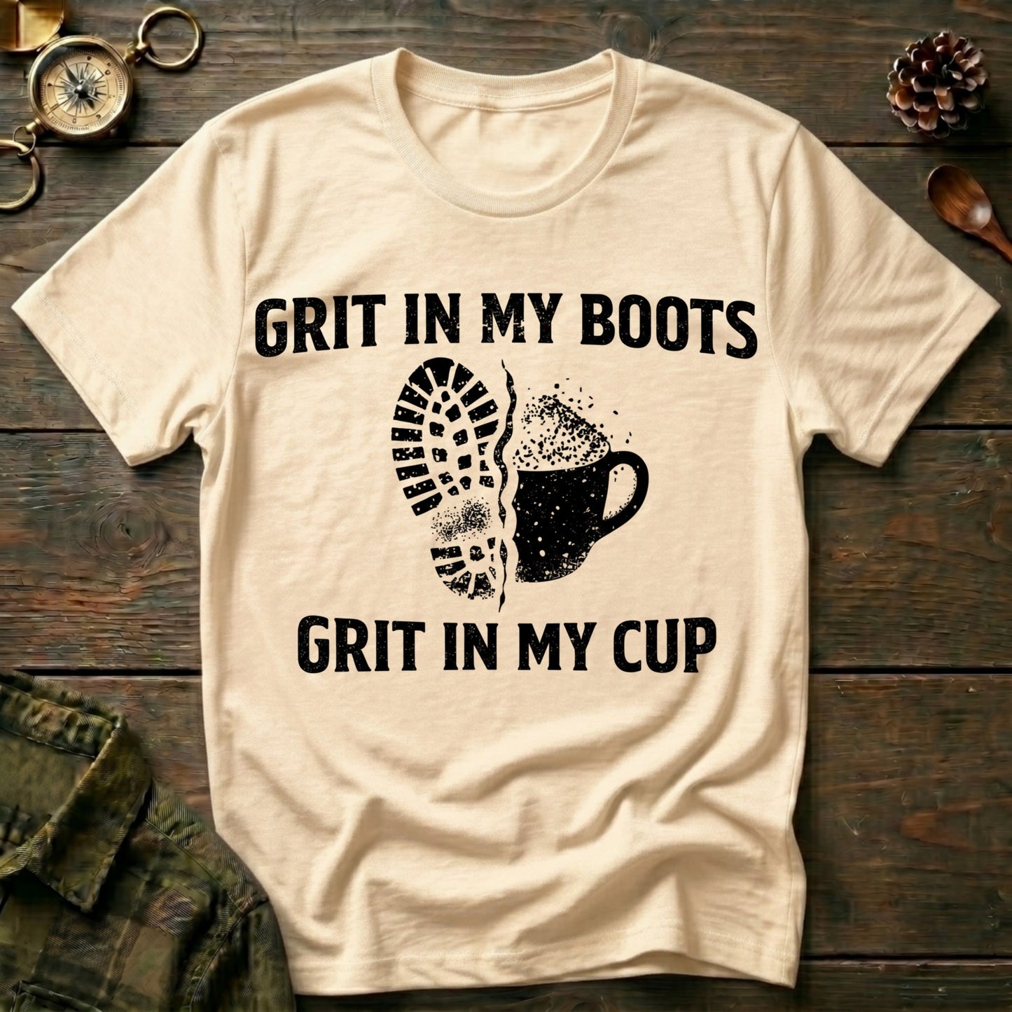 Grit In My Boots Grit In My Cup T-Shirt