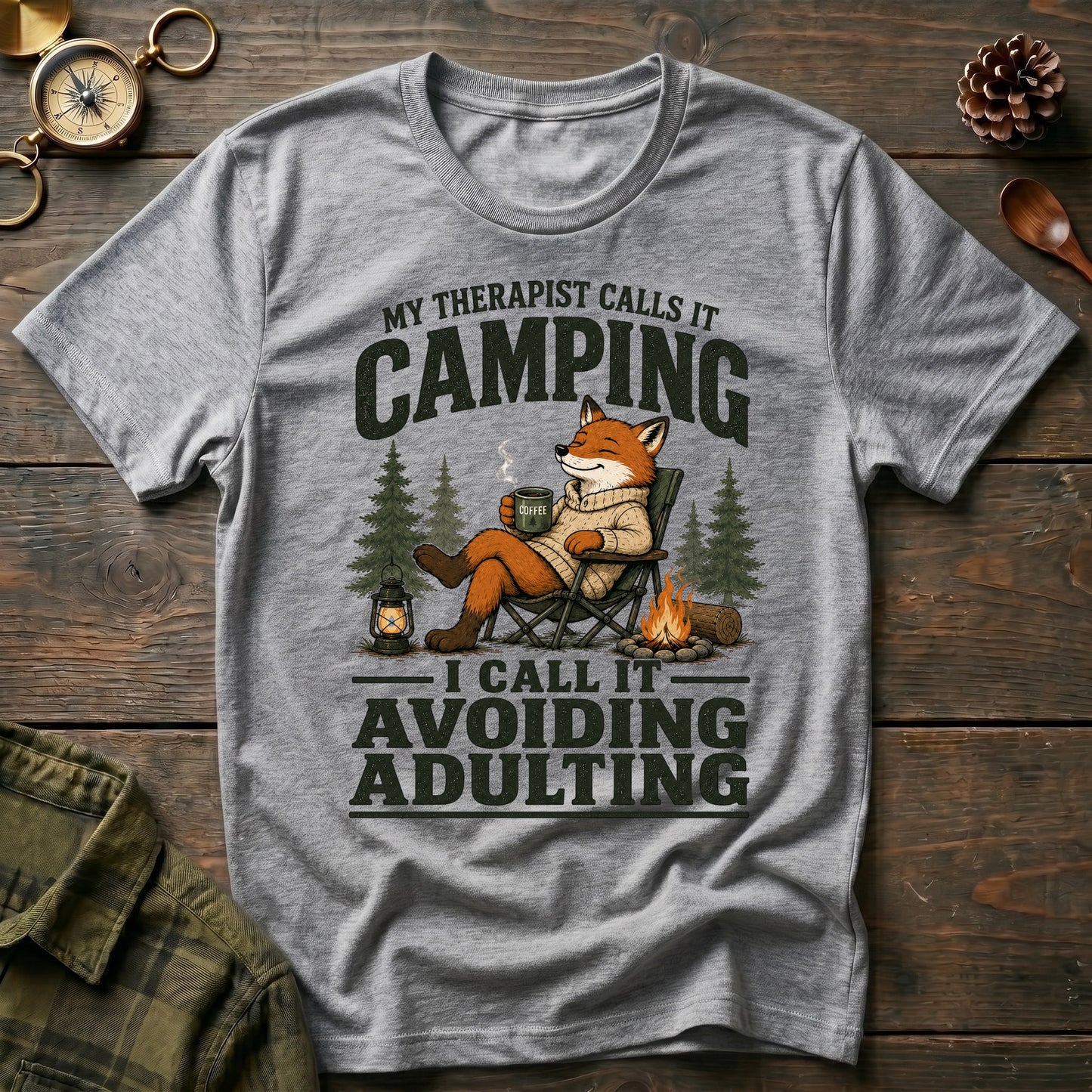 Therapy Camping T-Shirt
