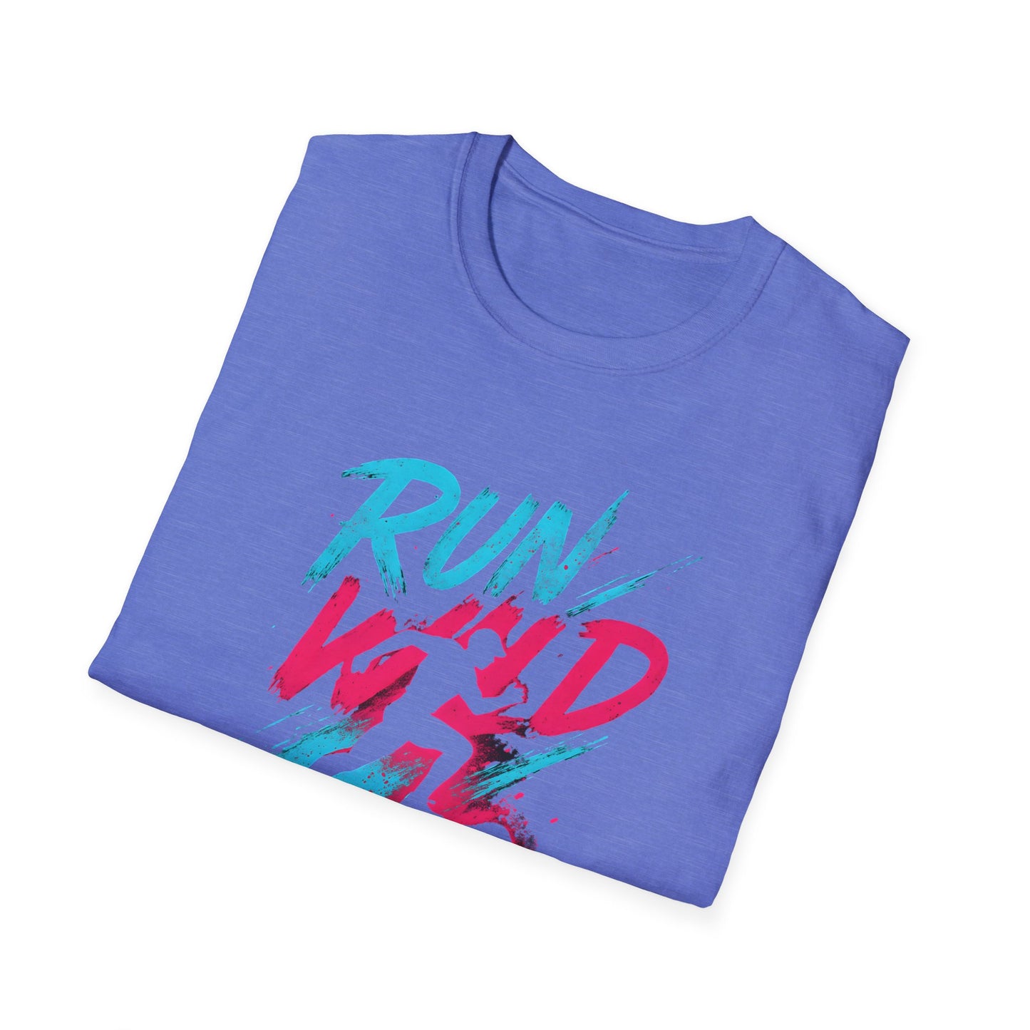 Neon Run Wild Typography T-Shirt