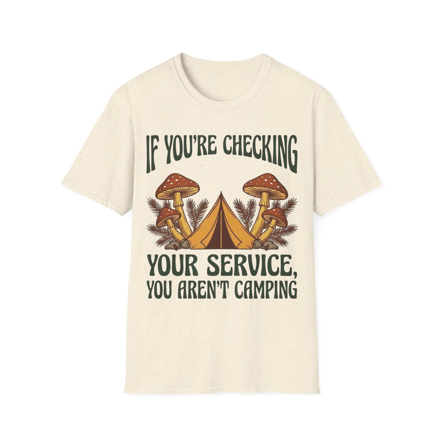 No Service Camping T-Shirt