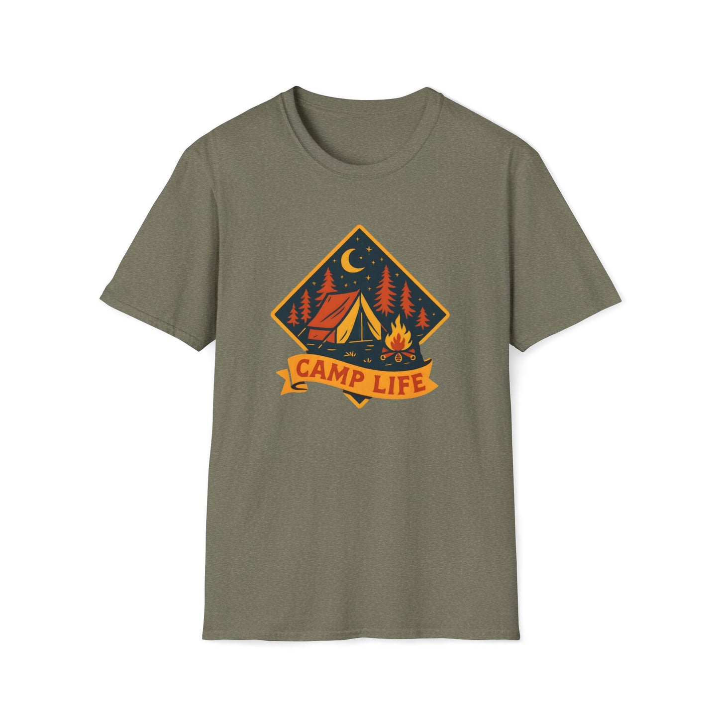 Camping Night Campfire T-Shirt