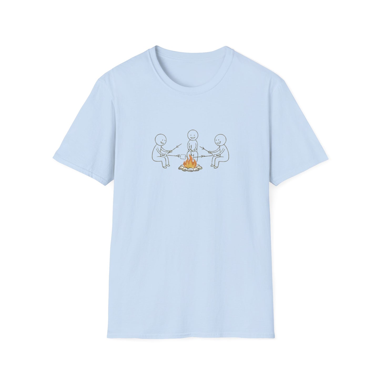Campfire Friends Graphic T-Shirt
