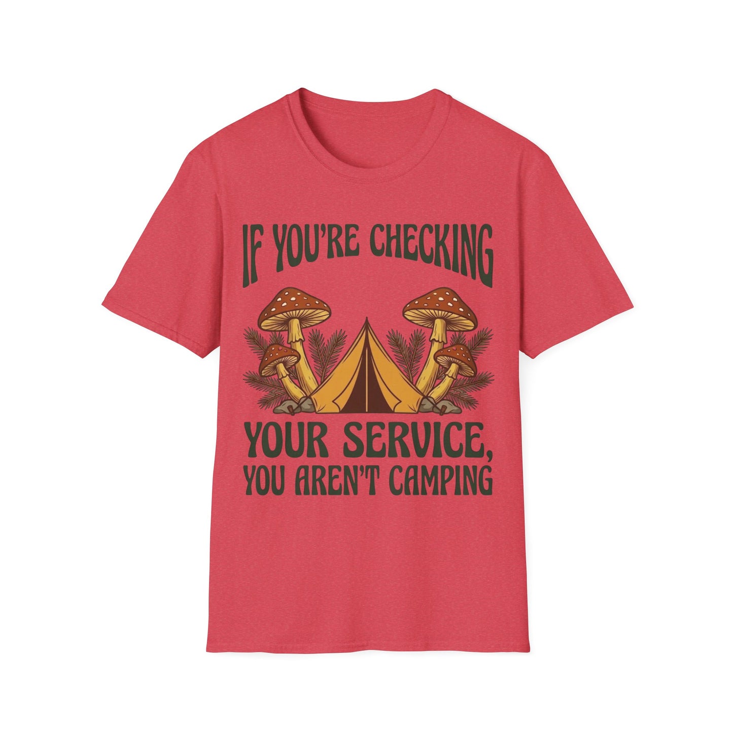No Service Camping T-Shirt