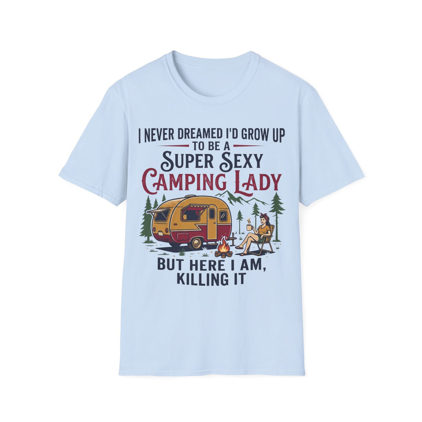Camping Lady T-Shirt