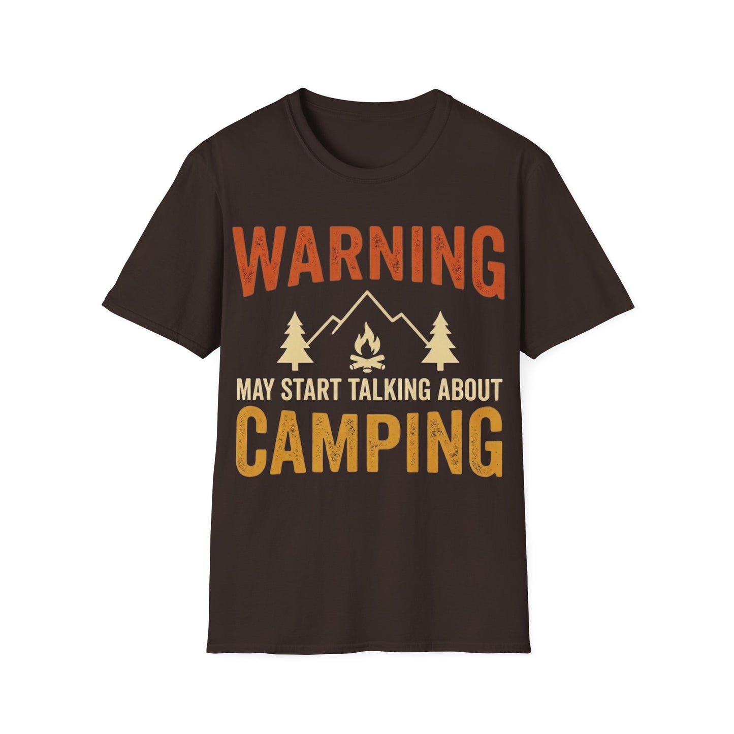 Camping Warning T-Shirt