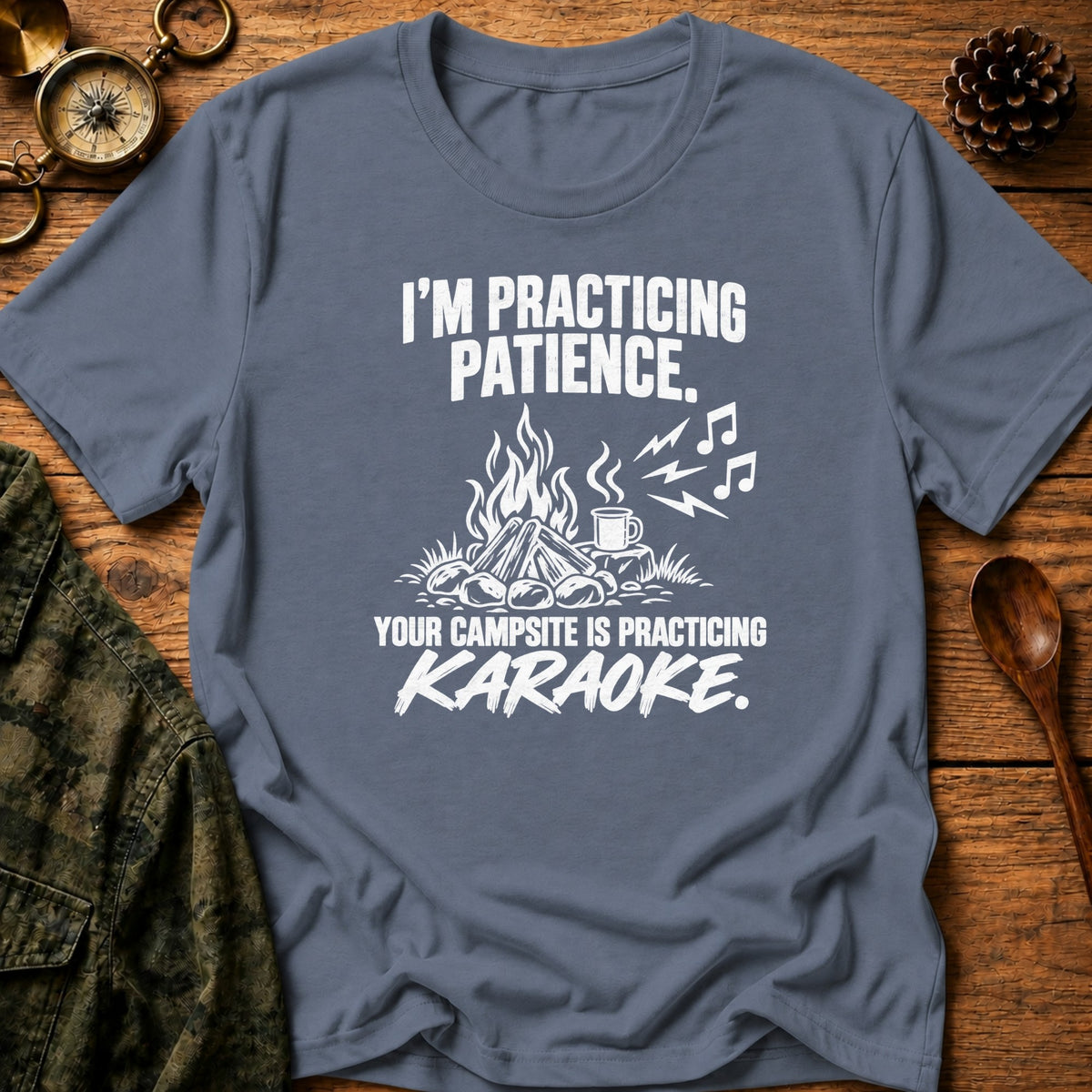15 T-Shirt - Heather Indigo
