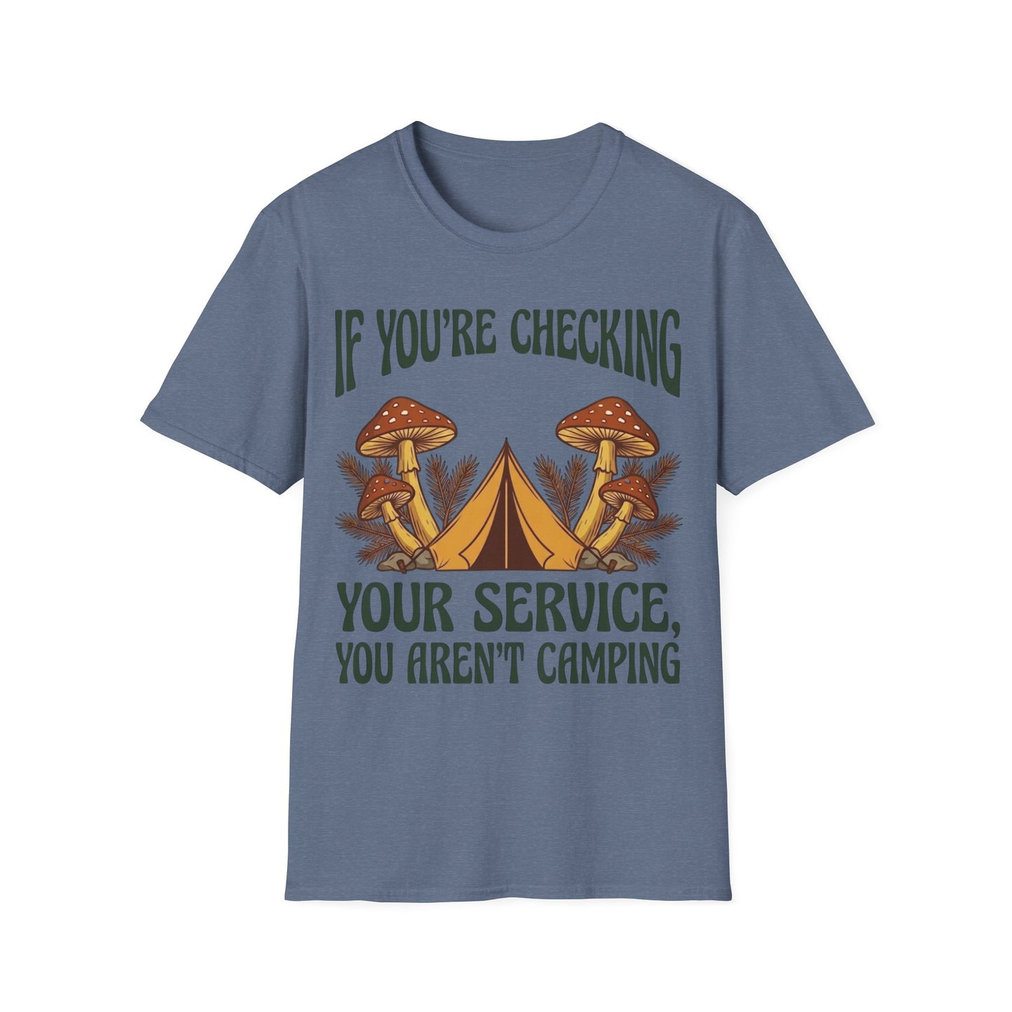 No Service Camping T-Shirt