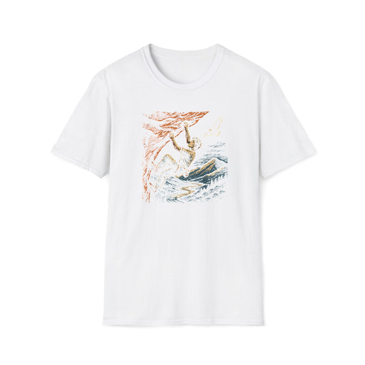 Climber on cliff T-Shirt
