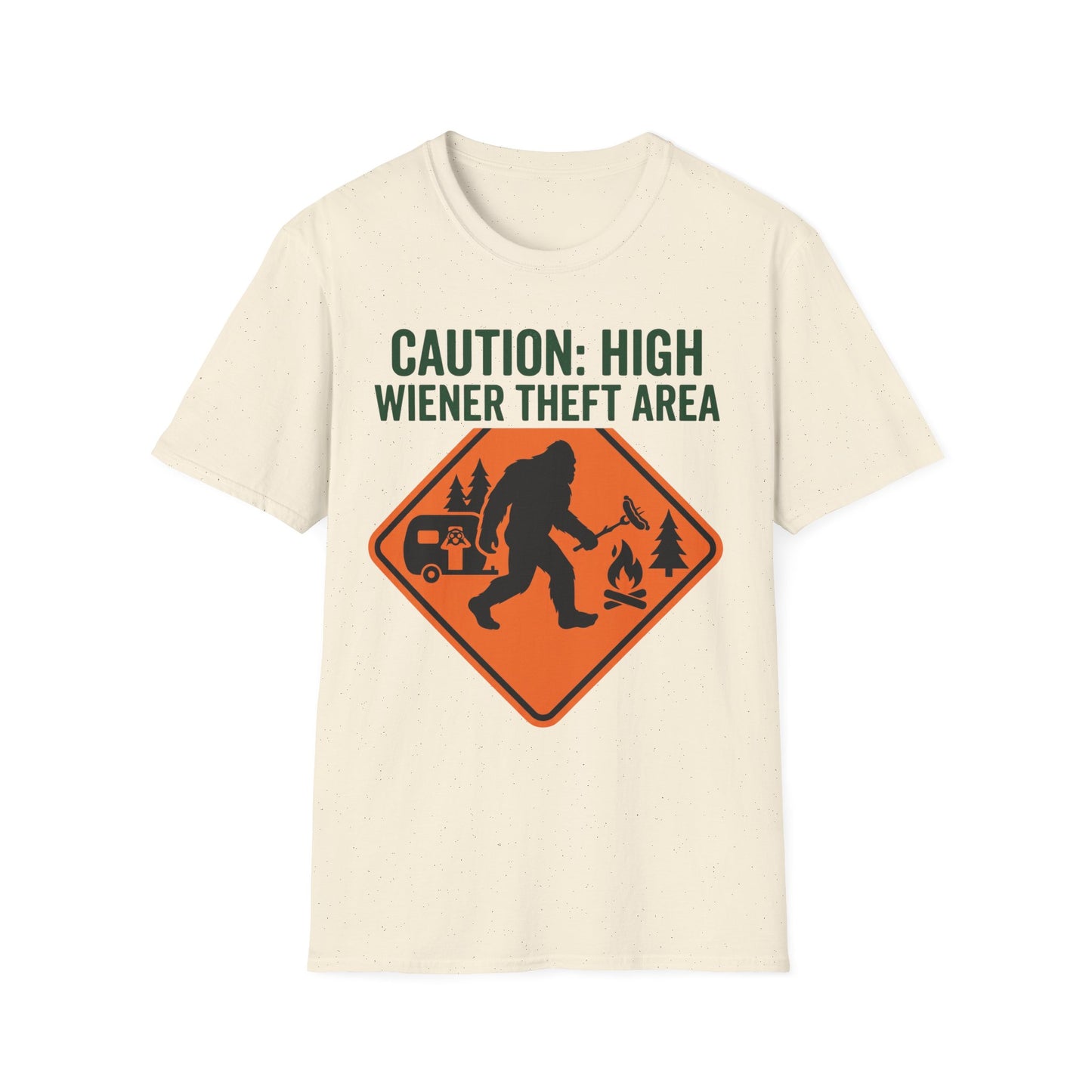 Wiener Theft Caution T-Shirt