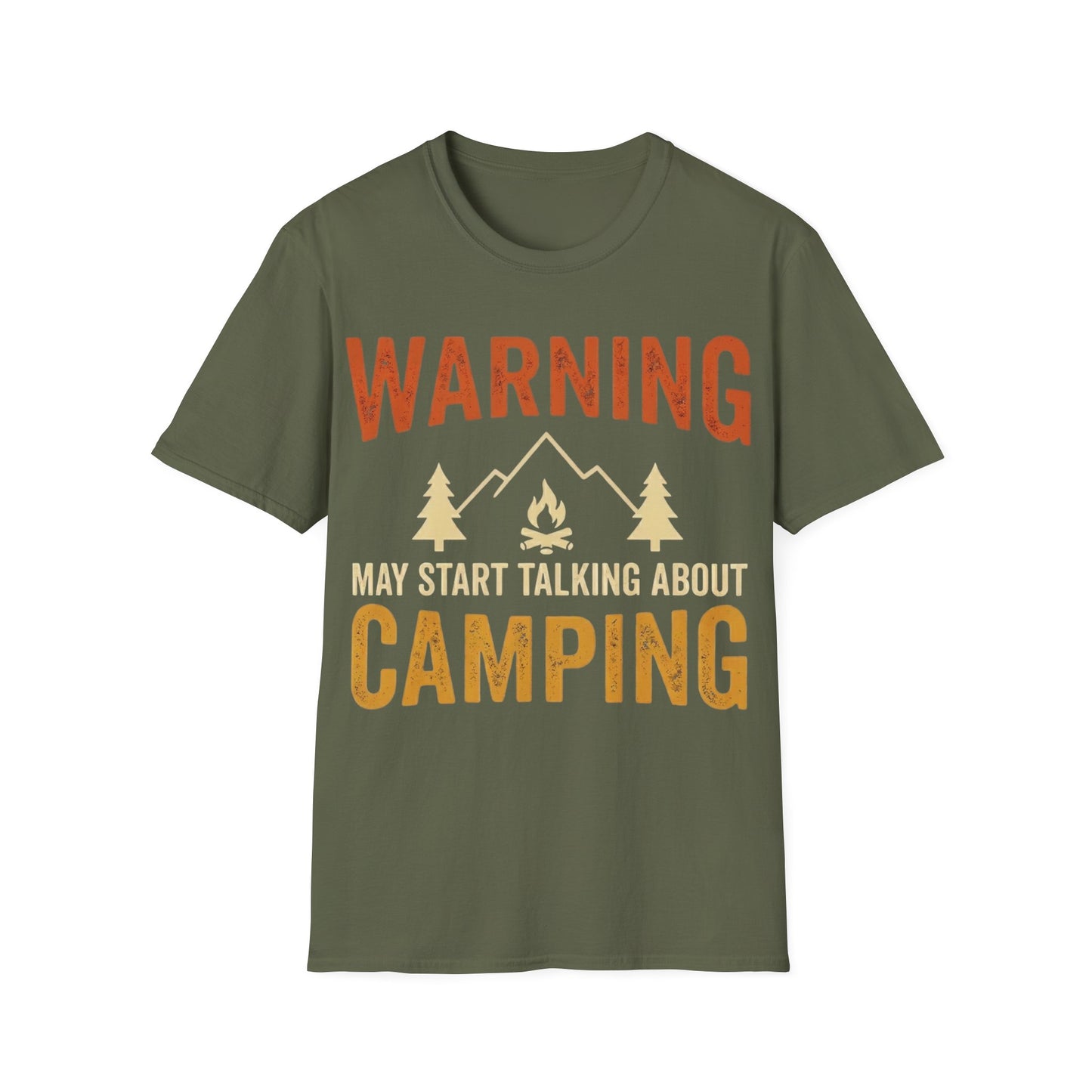 Camping Warning T-Shirt