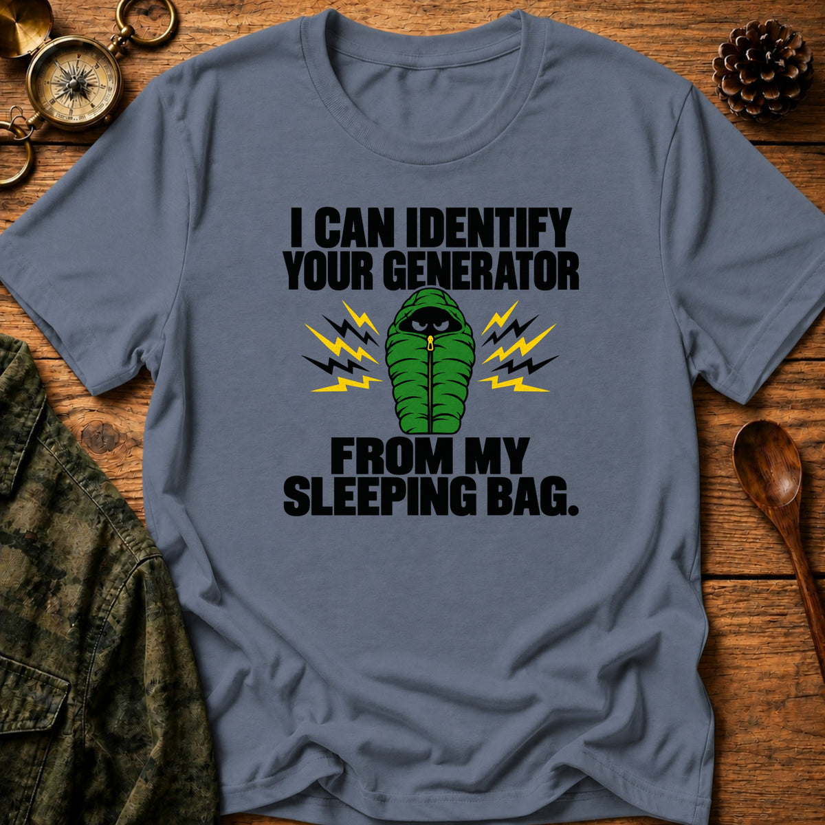 16 T-Shirt - Heather Indigo