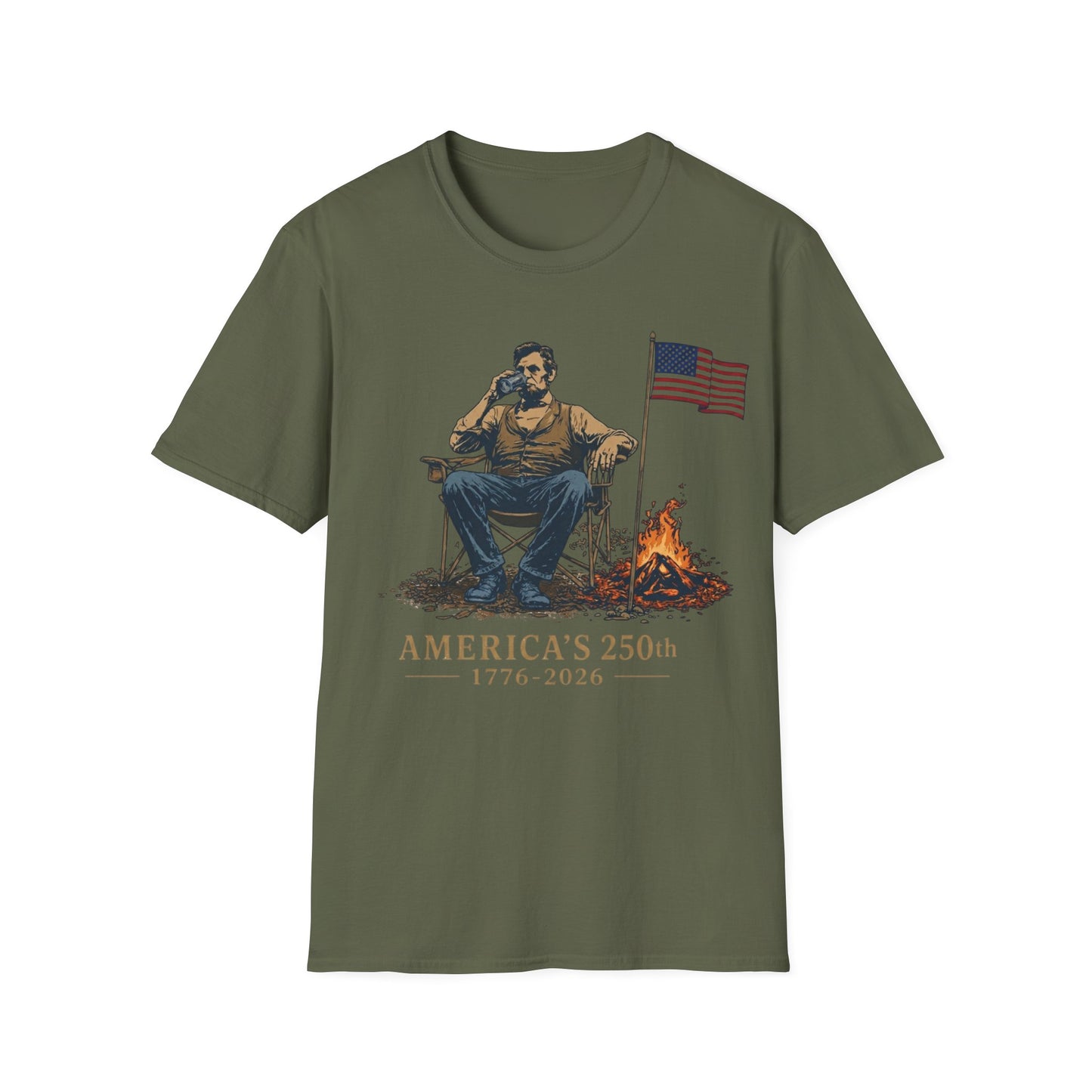 Campfire Lincoln T-Shirt