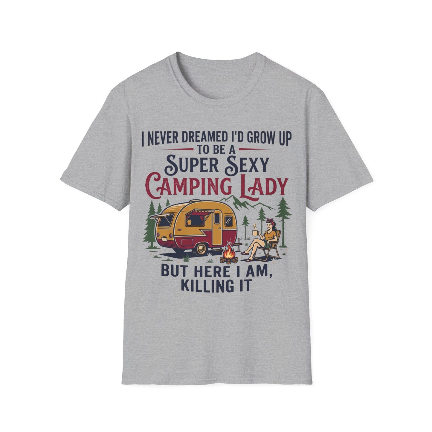 Camping Lady T-Shirt