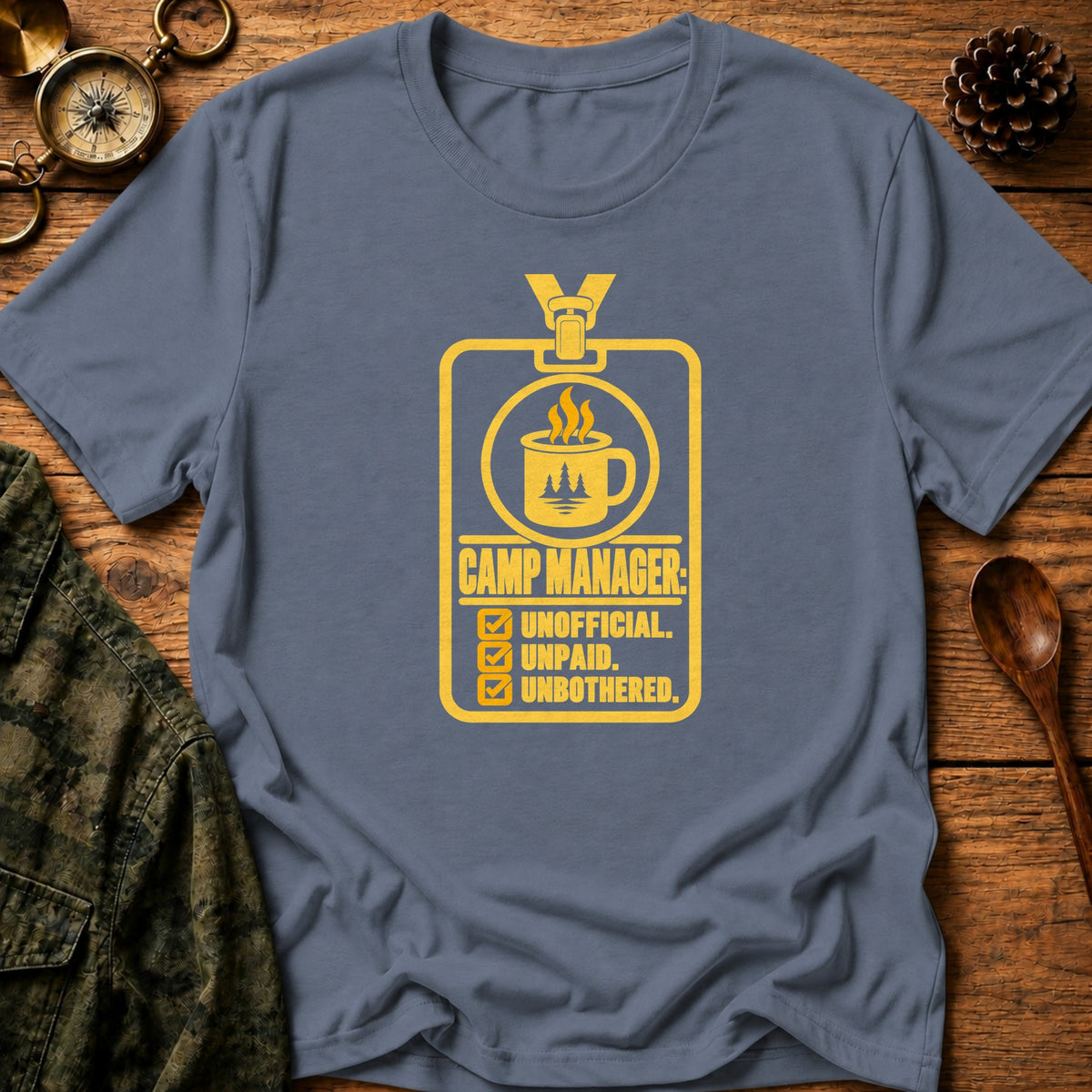 17 T-Shirt - Heather Indigo