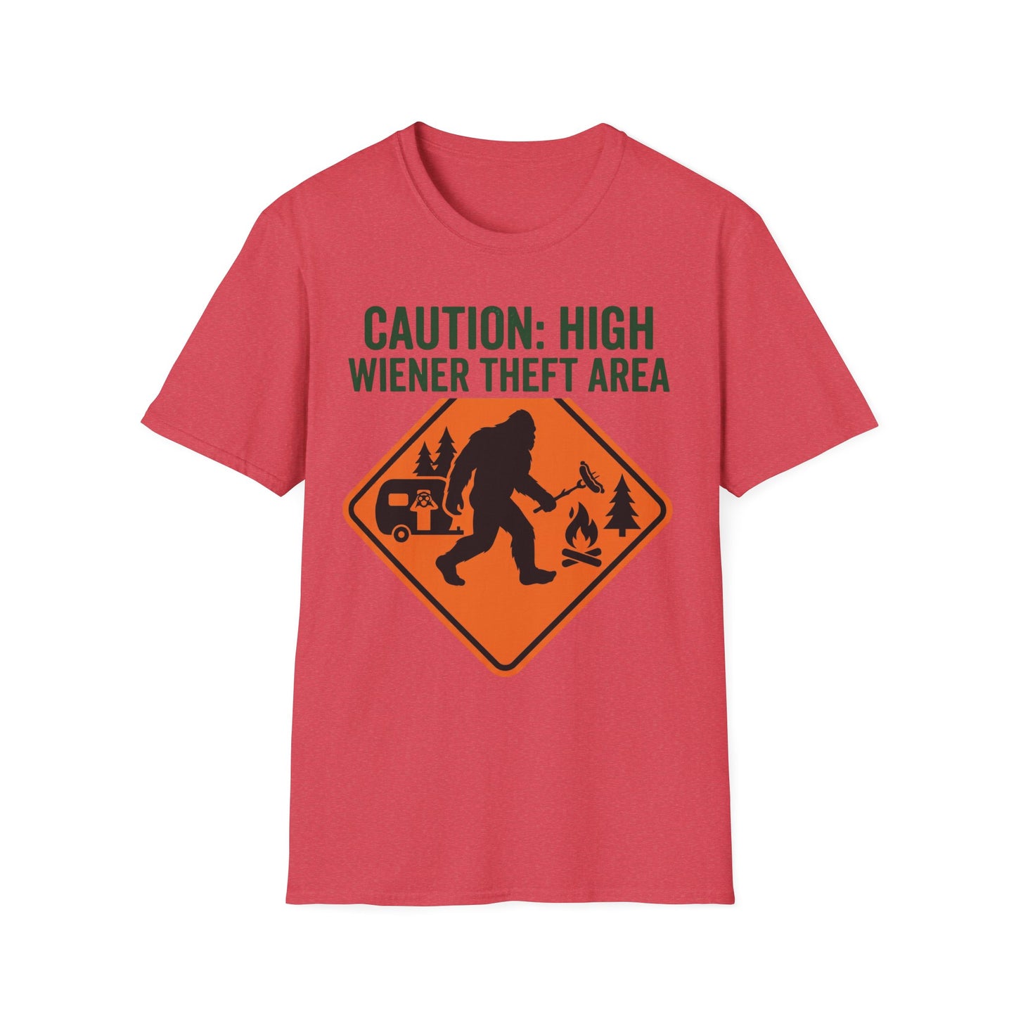 Wiener Theft Caution T-Shirt