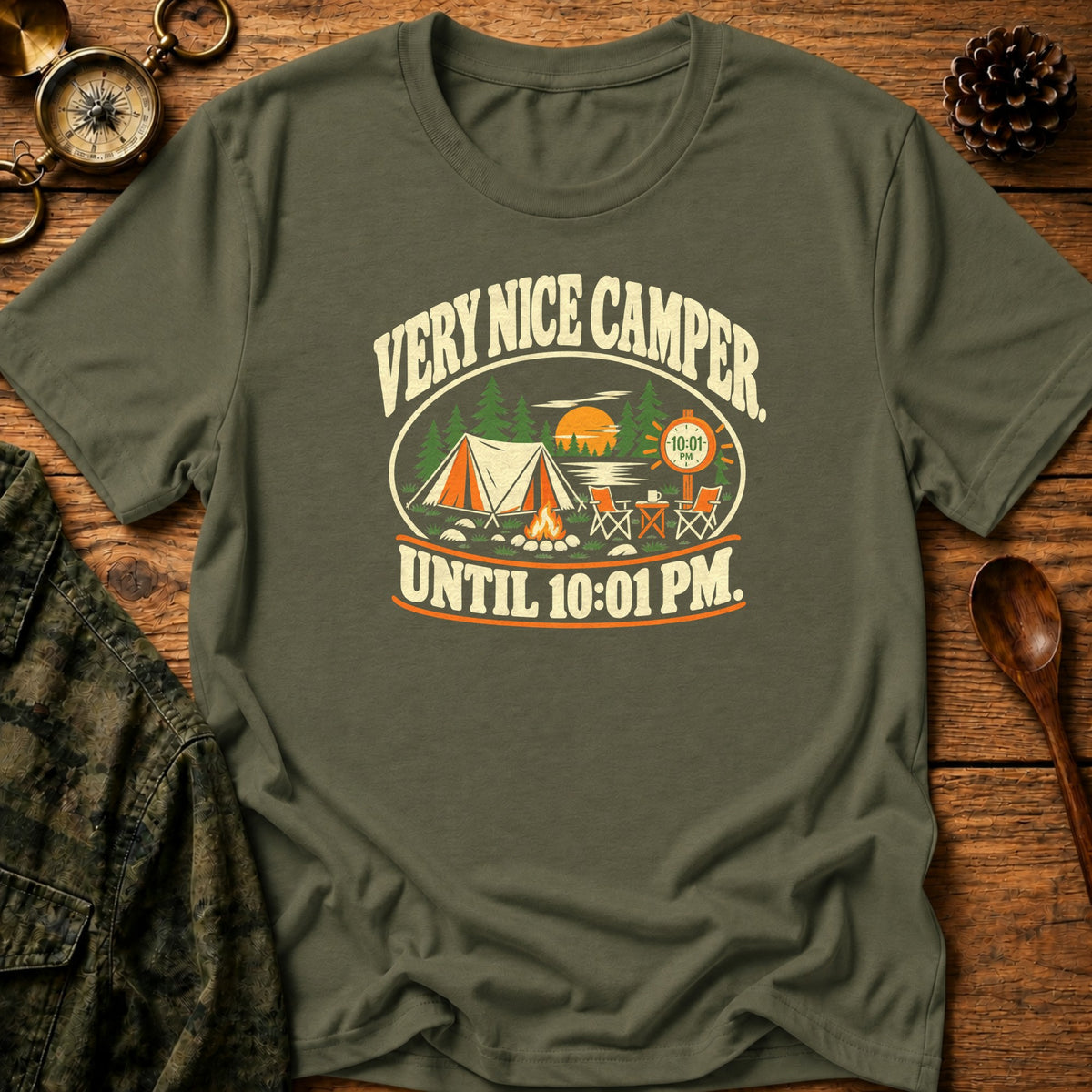19 T-Shirt - Military Green