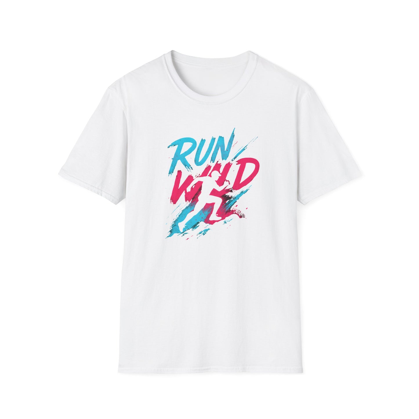 Neon Run Wild Typography T-Shirt