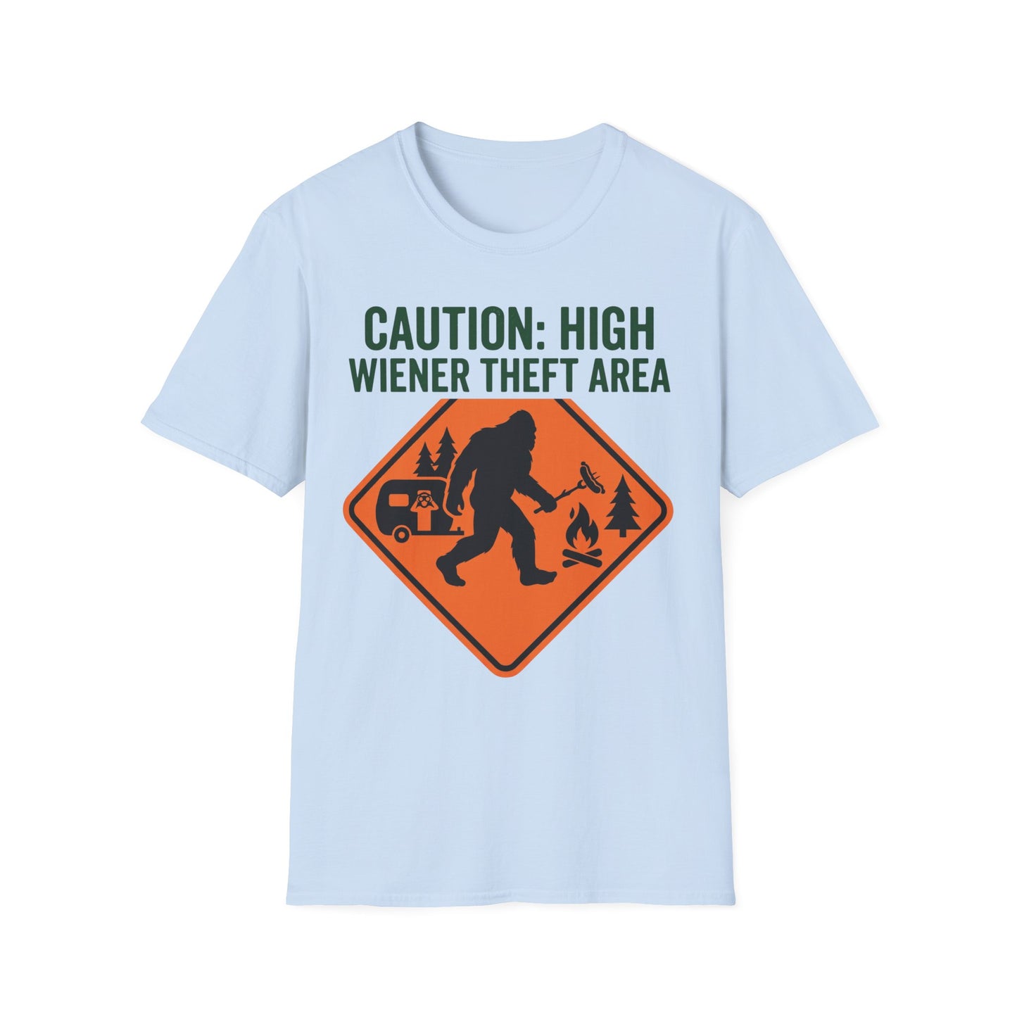 Wiener Theft Caution T-Shirt