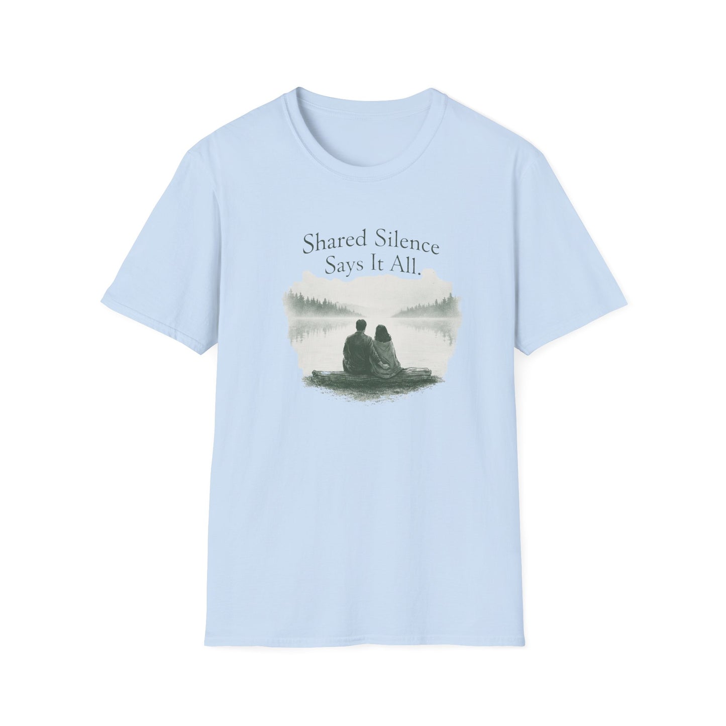 Couple Camping Lake  T-Shirt