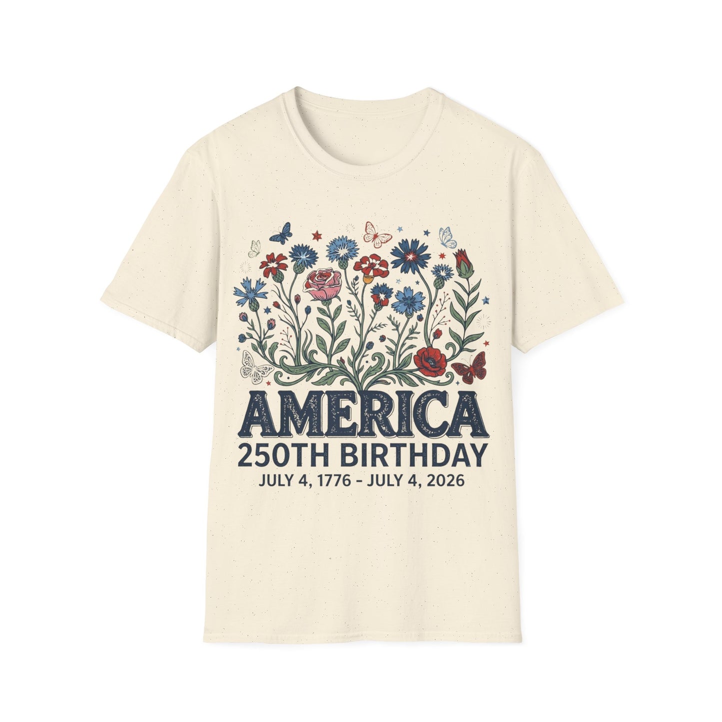 America 250th Floral T-Shirt