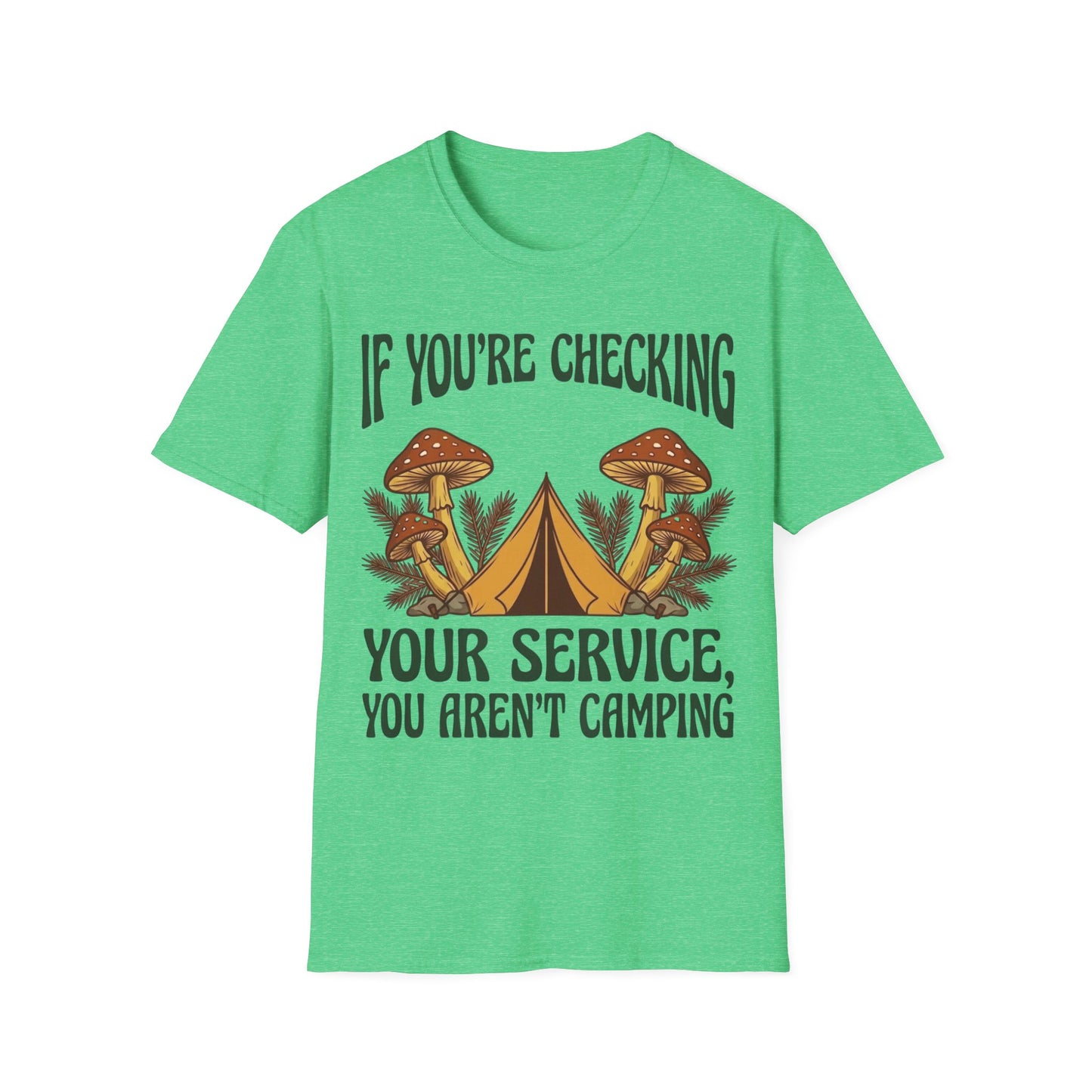 No Service Camping T-Shirt