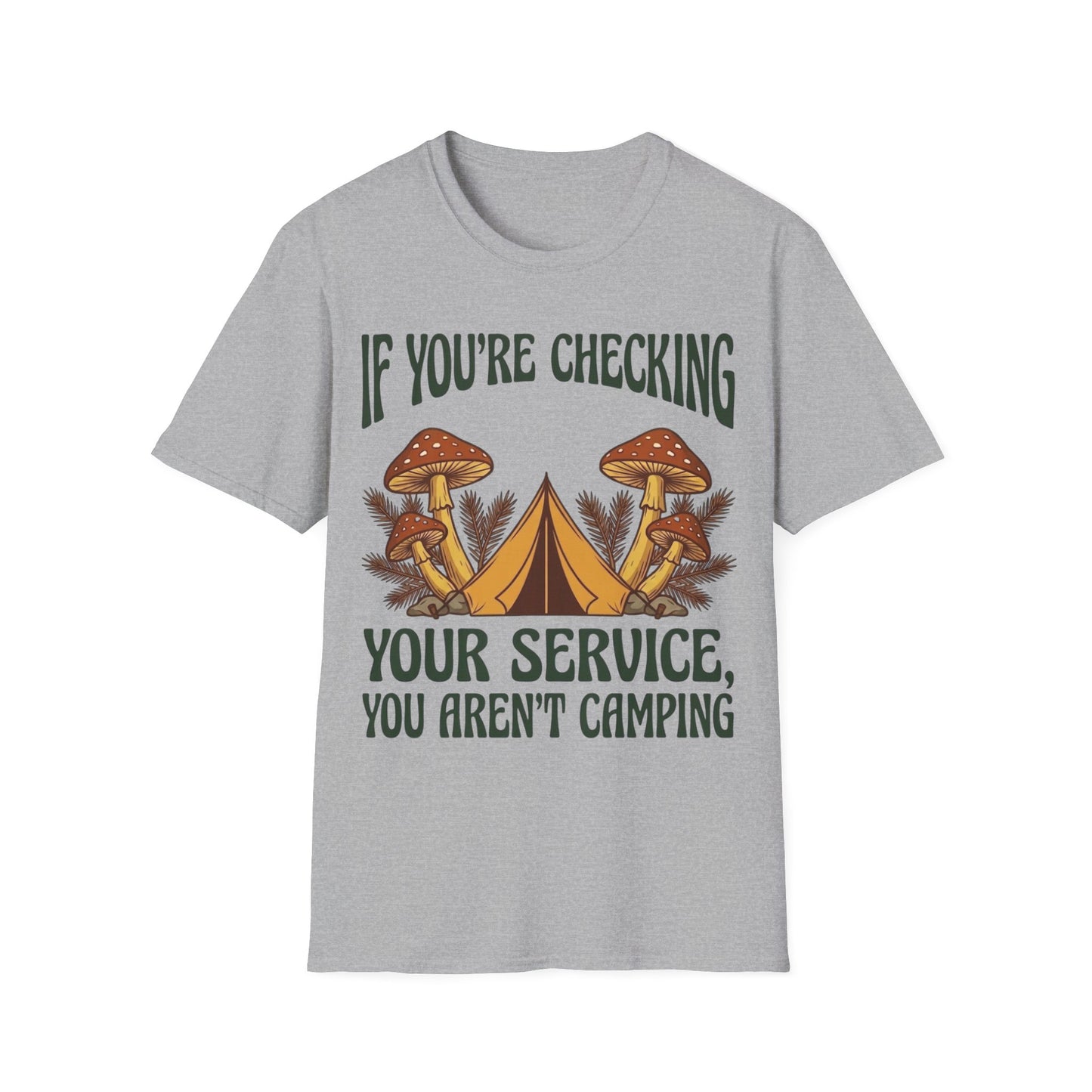 No Service Camping T-Shirt
