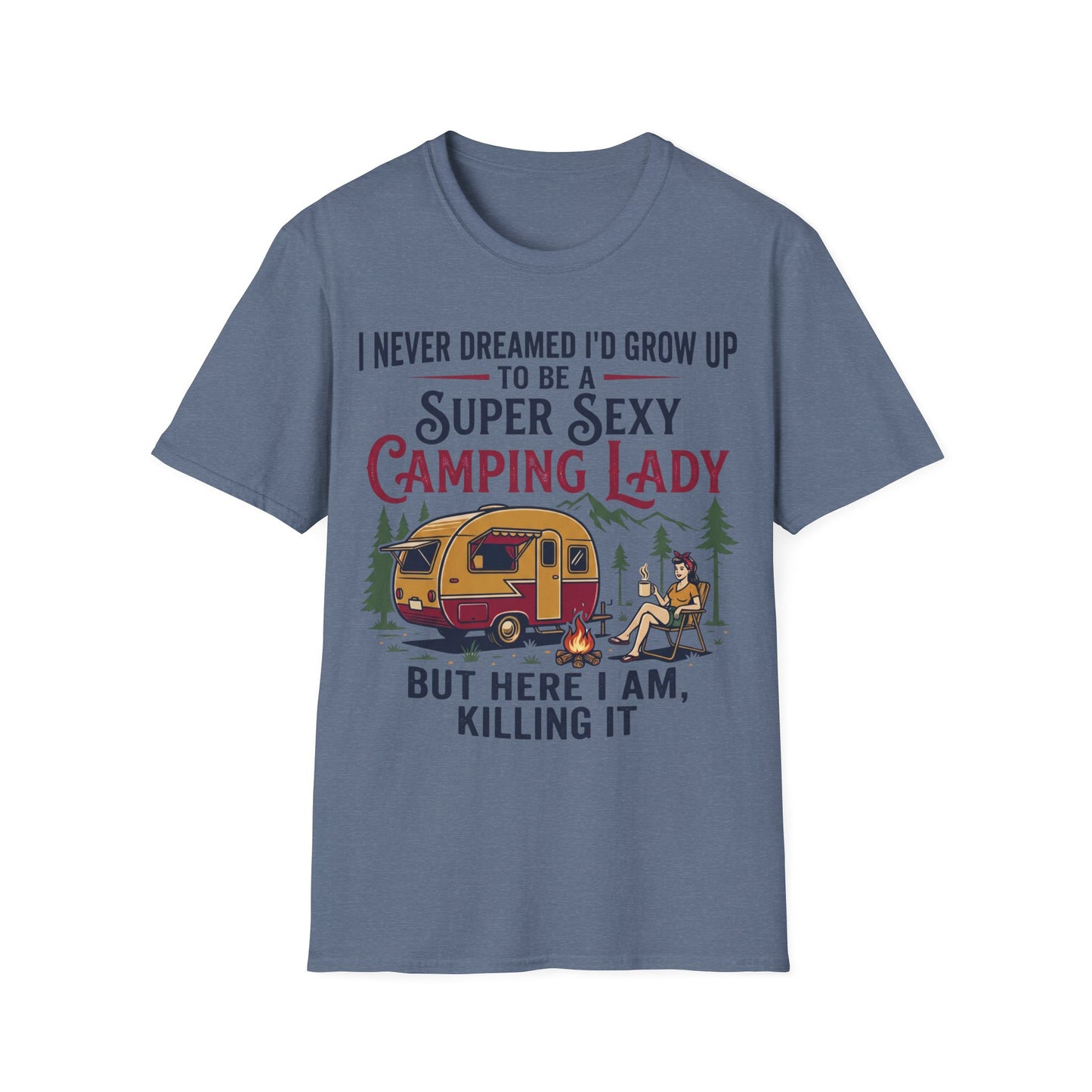 Camping Lady T-Shirt