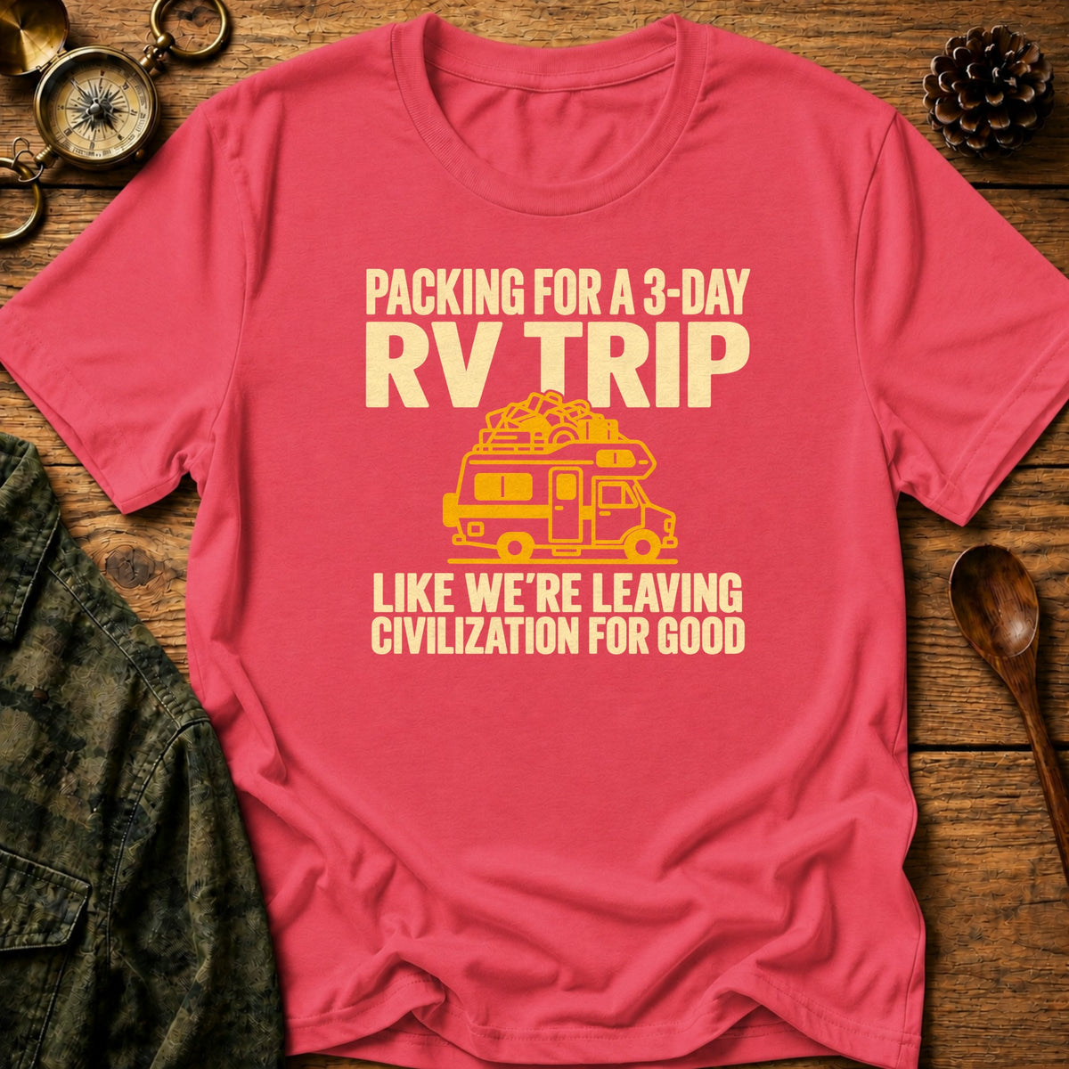 43 T-Shirt - Heather Red