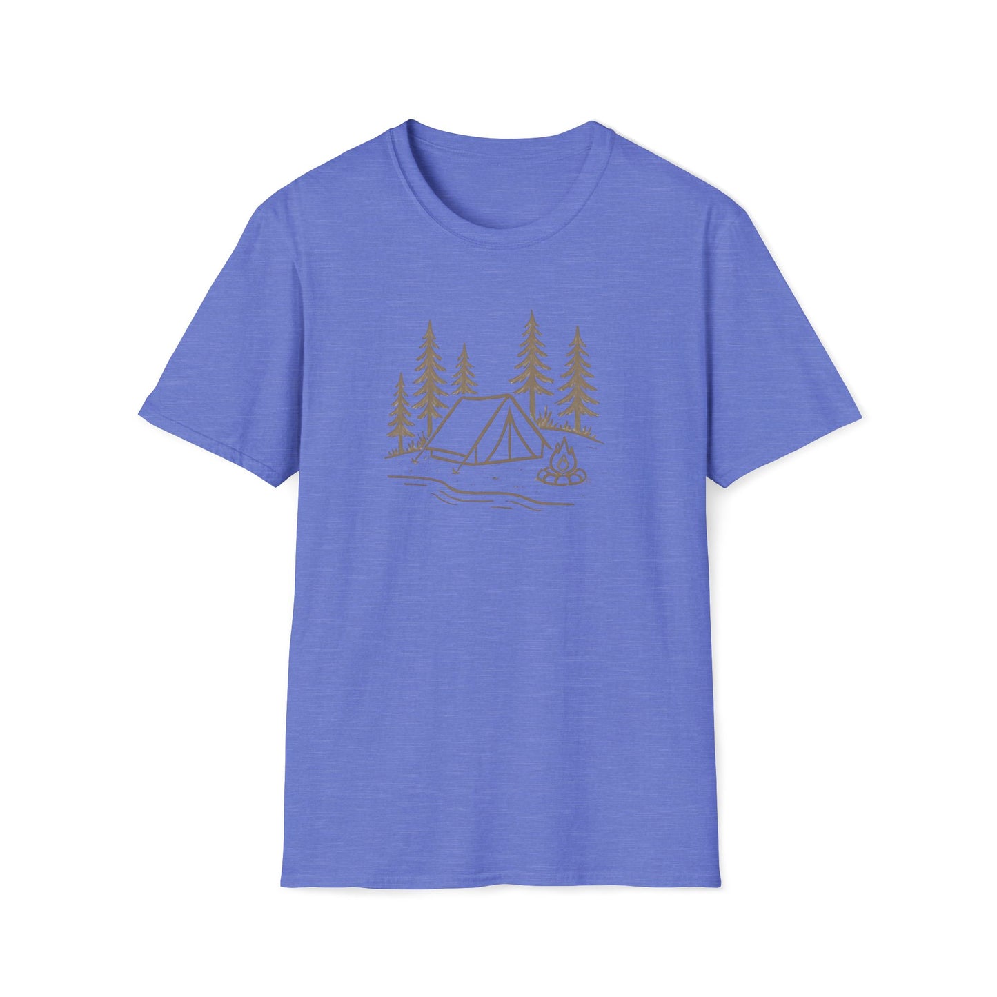 Camping Tent and Campfire T-Shirt