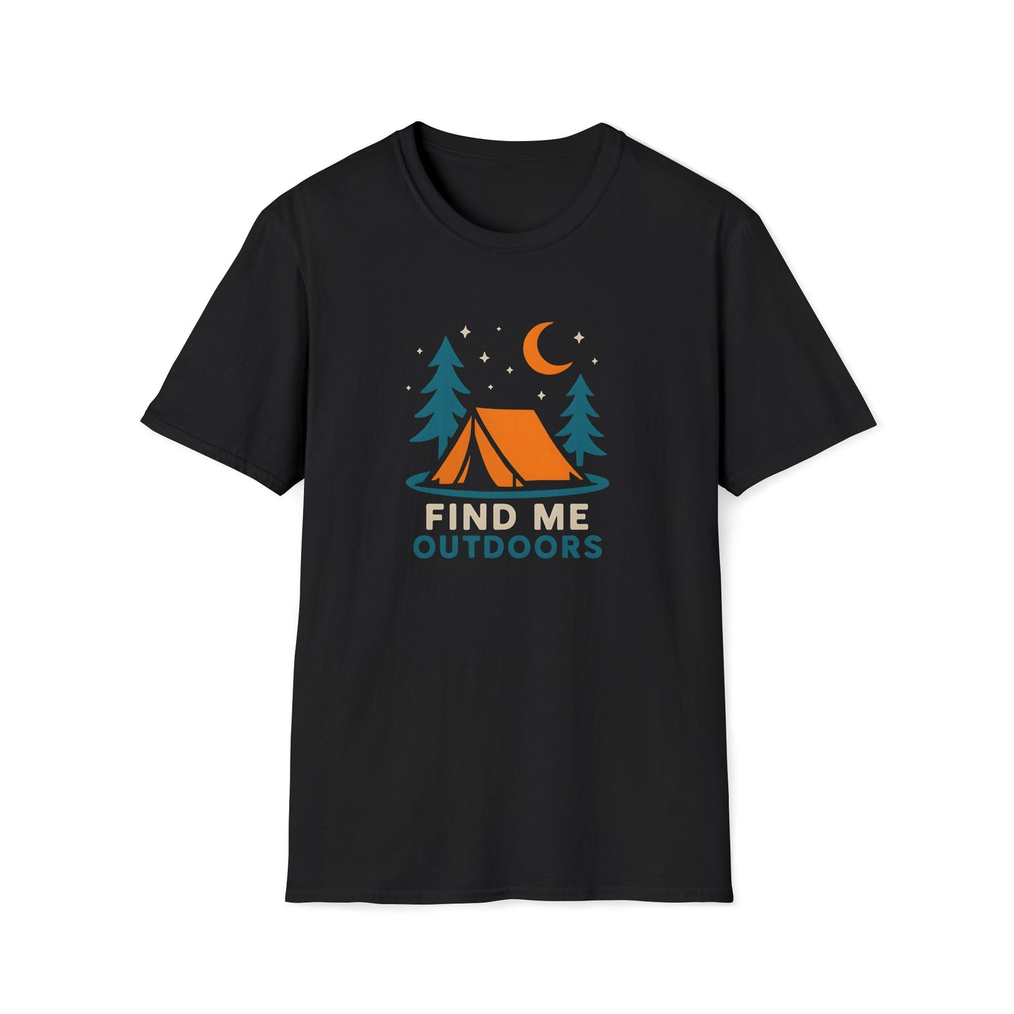 Night Camping Scene T-Shirt