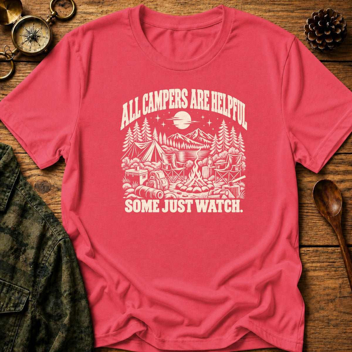 6 II T-Shirt - Heather Red