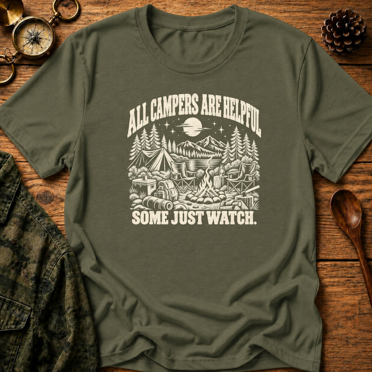 6 II T-Shirt - Military Green