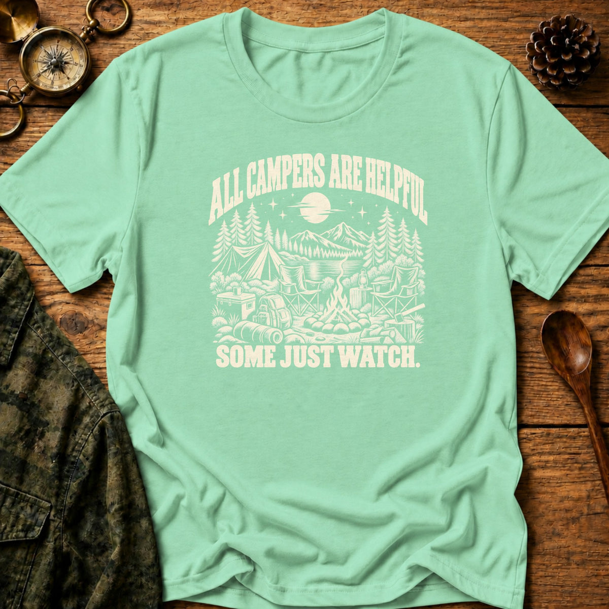 6 II T-Shirt - Mint Green