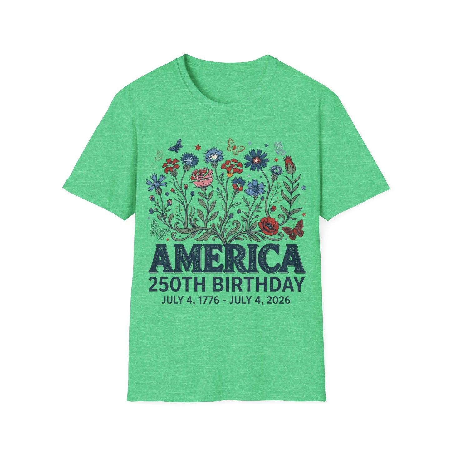 America 250th Floral T-Shirt