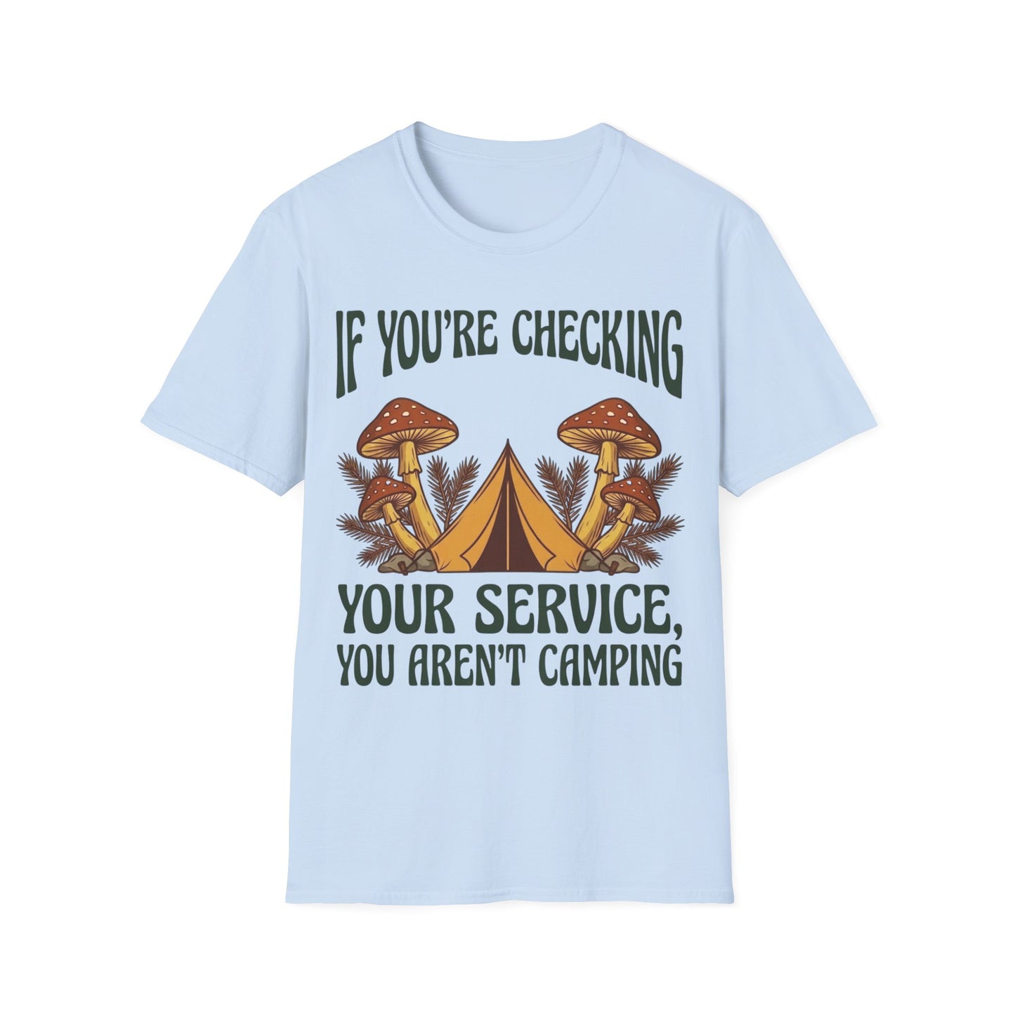 No Service Camping T-Shirt