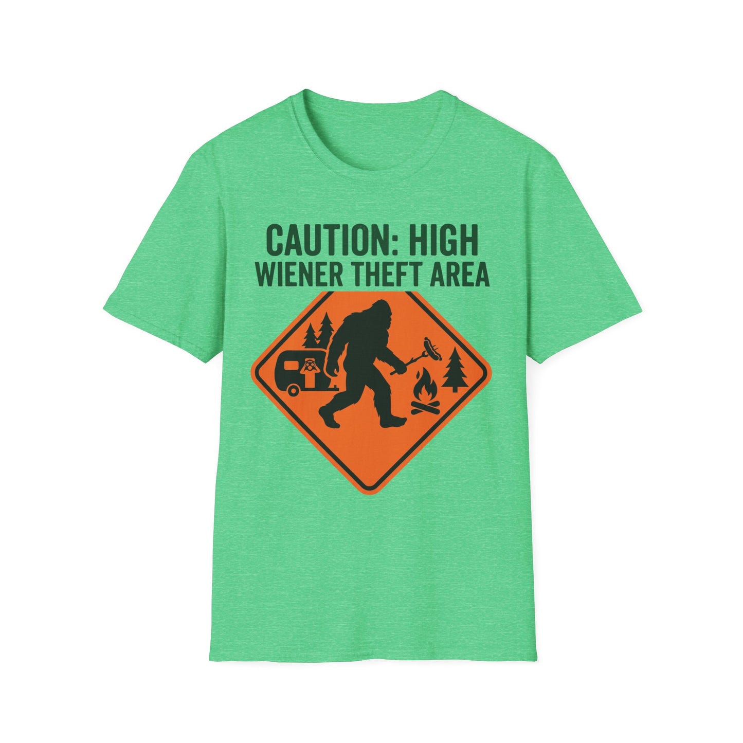 Wiener Theft Caution T-Shirt