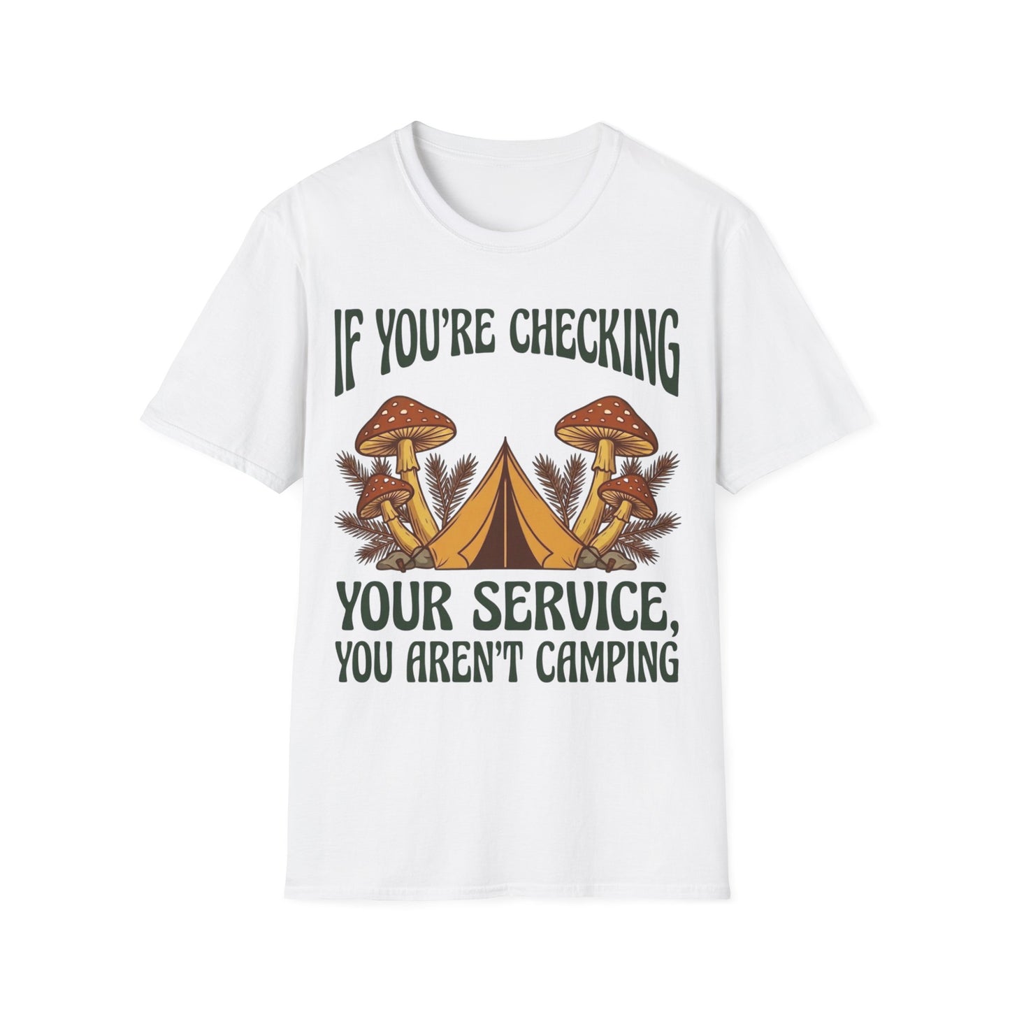 No Service Camping T-Shirt