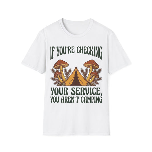 No Service Camping T-Shirt